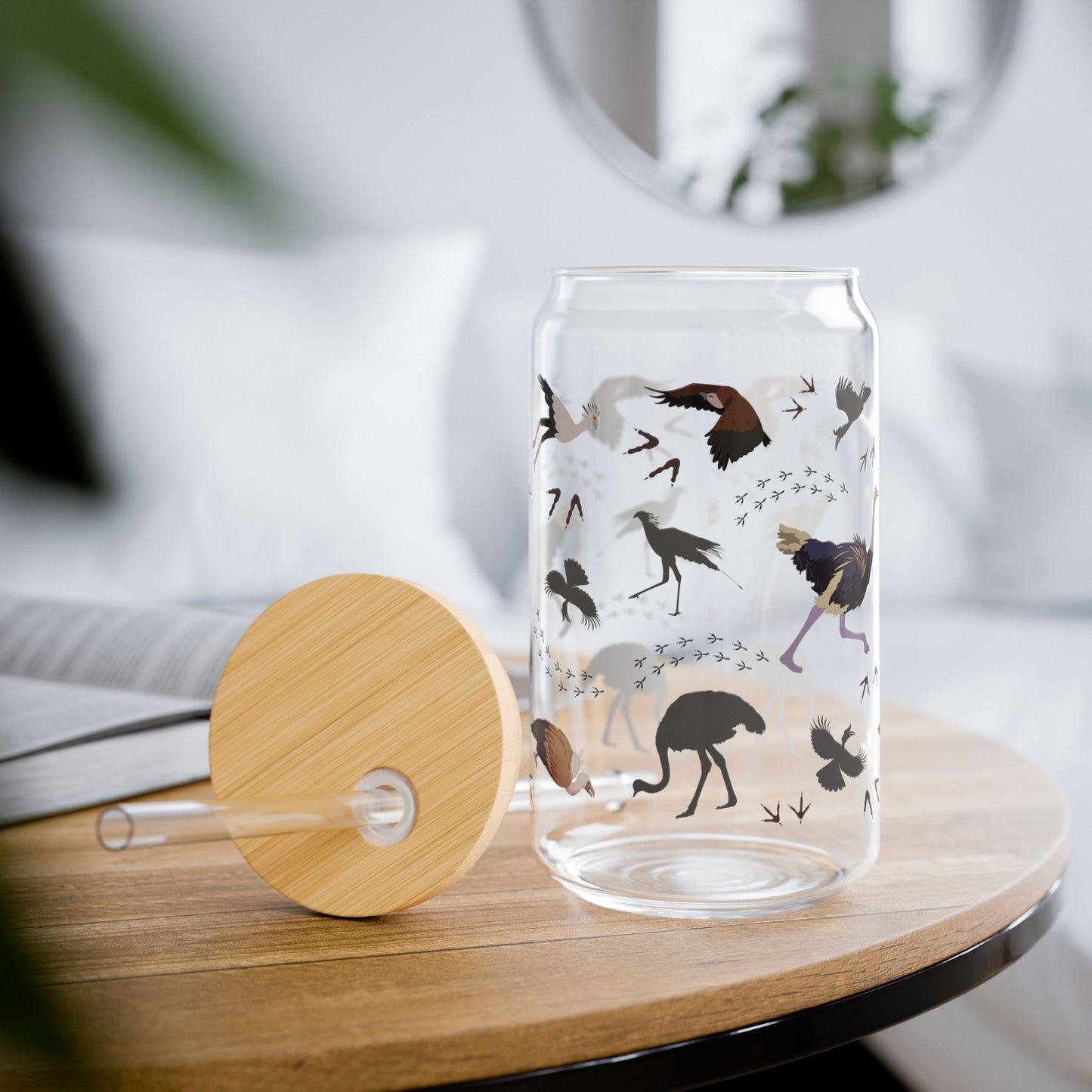 Safari Bird Sipper Glass