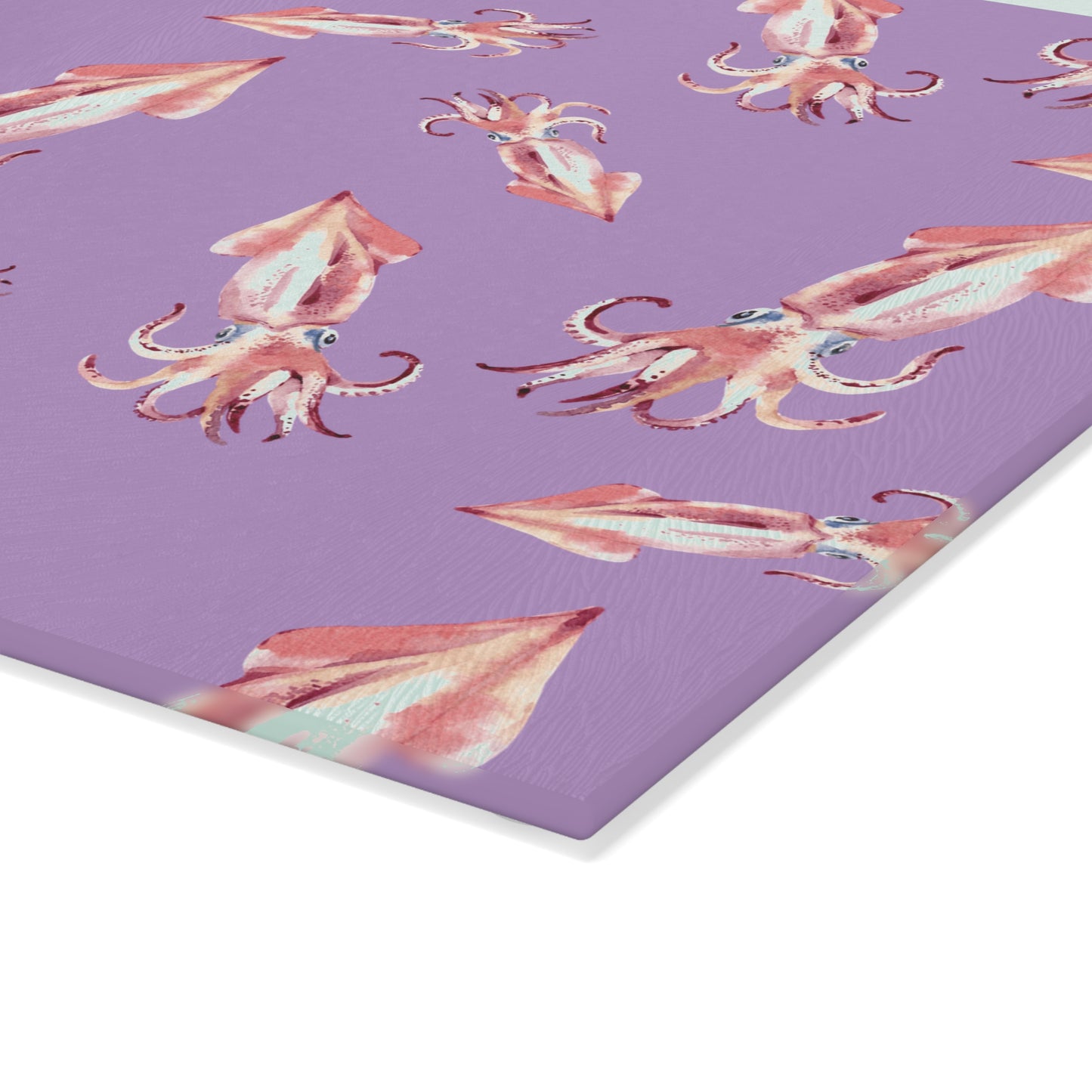Dancing Squid - Glass Cutting Board