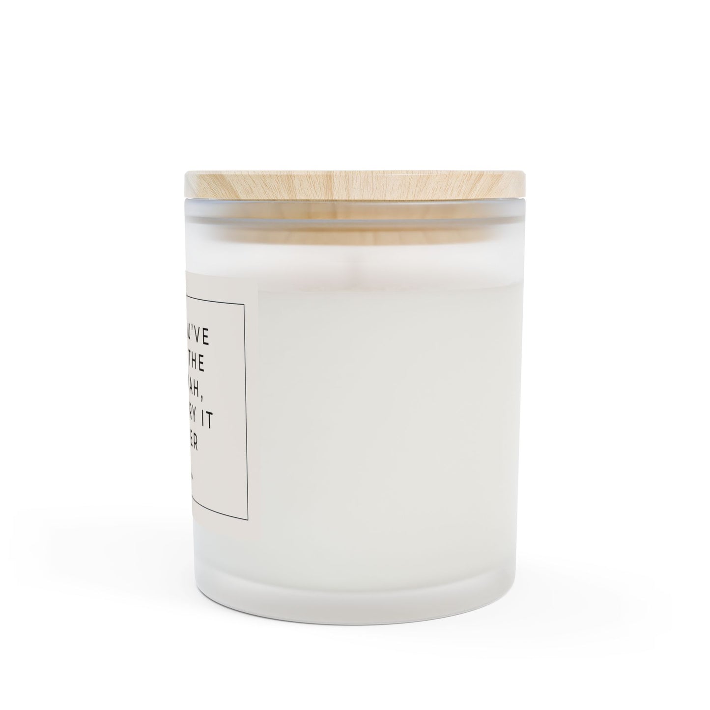 Frosted Glass Candle (11 oz) - Savannah Nostalgia