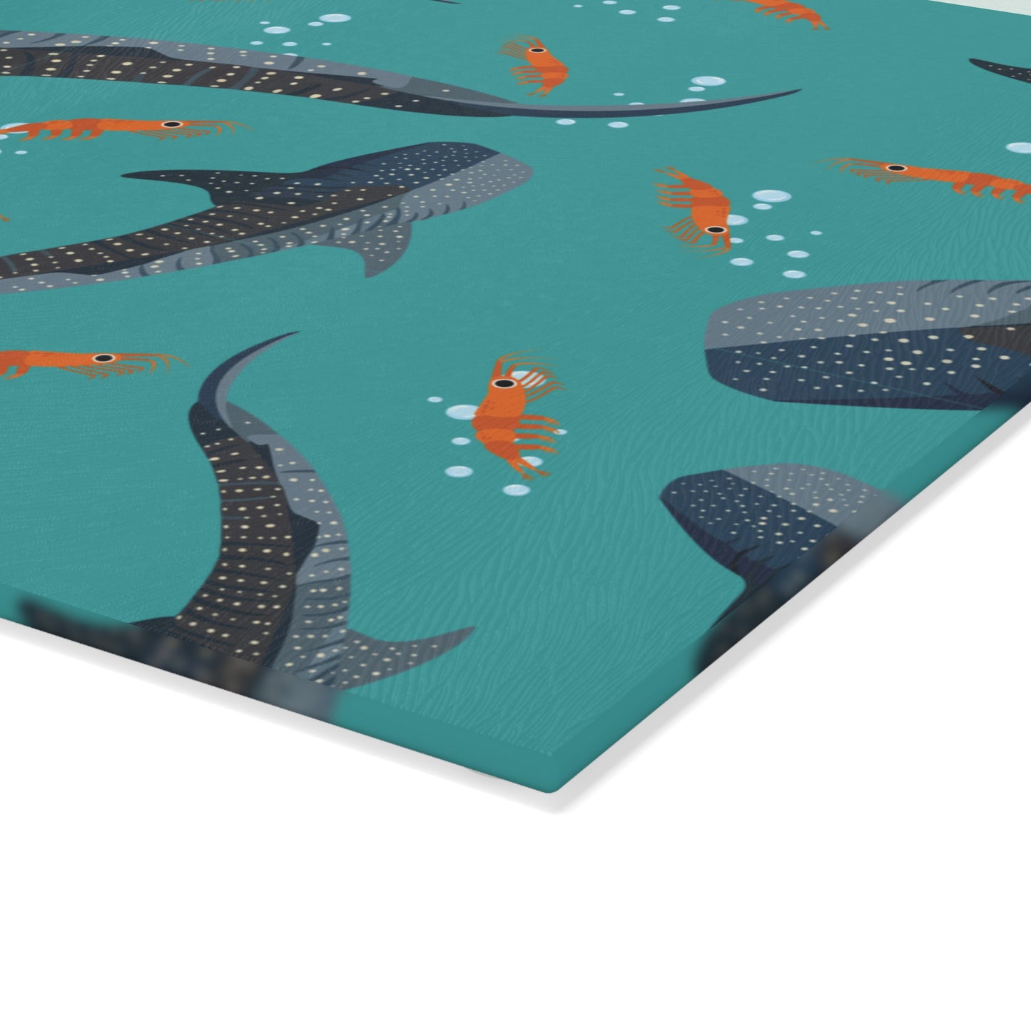 Whale Shark - Glass Cutting Board