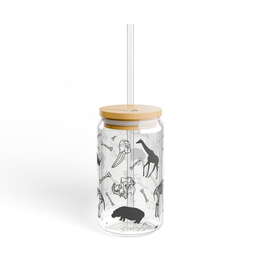 Animal Skeleton Sipper Glass