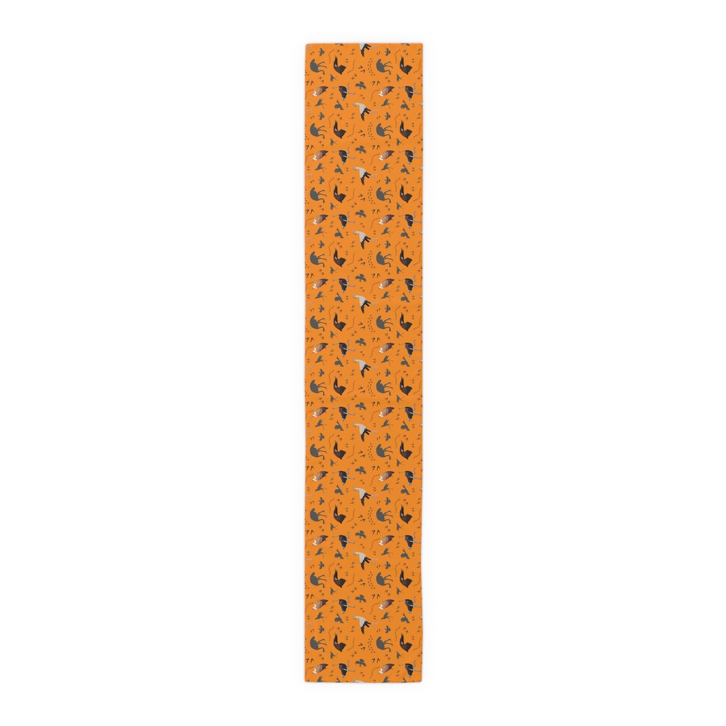 Table Runner - Safari Bird Print (Tangerine)