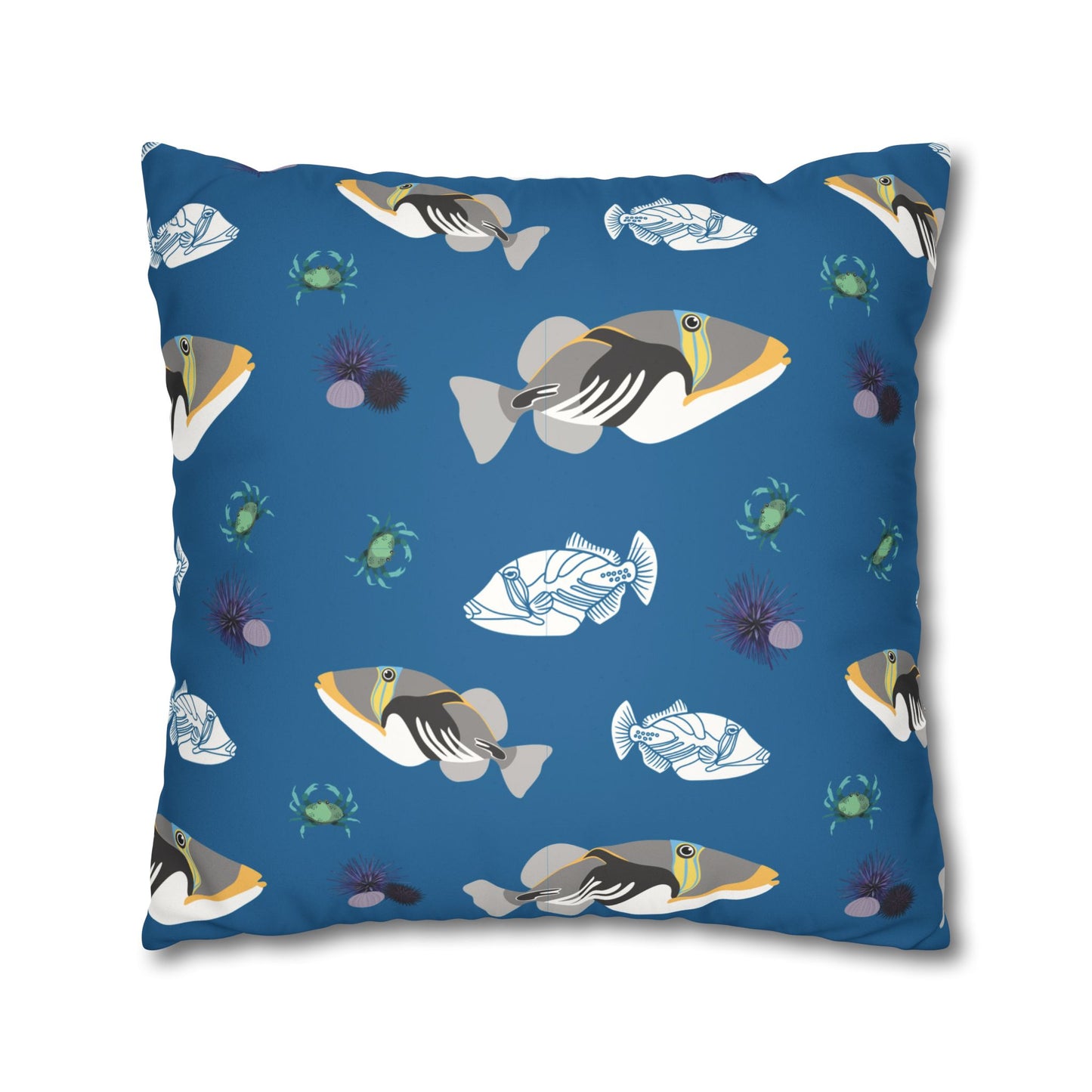 Triggerfish Lux Faux Suede Throw Pillow Cover – 18" x 18" & 20" x 20"