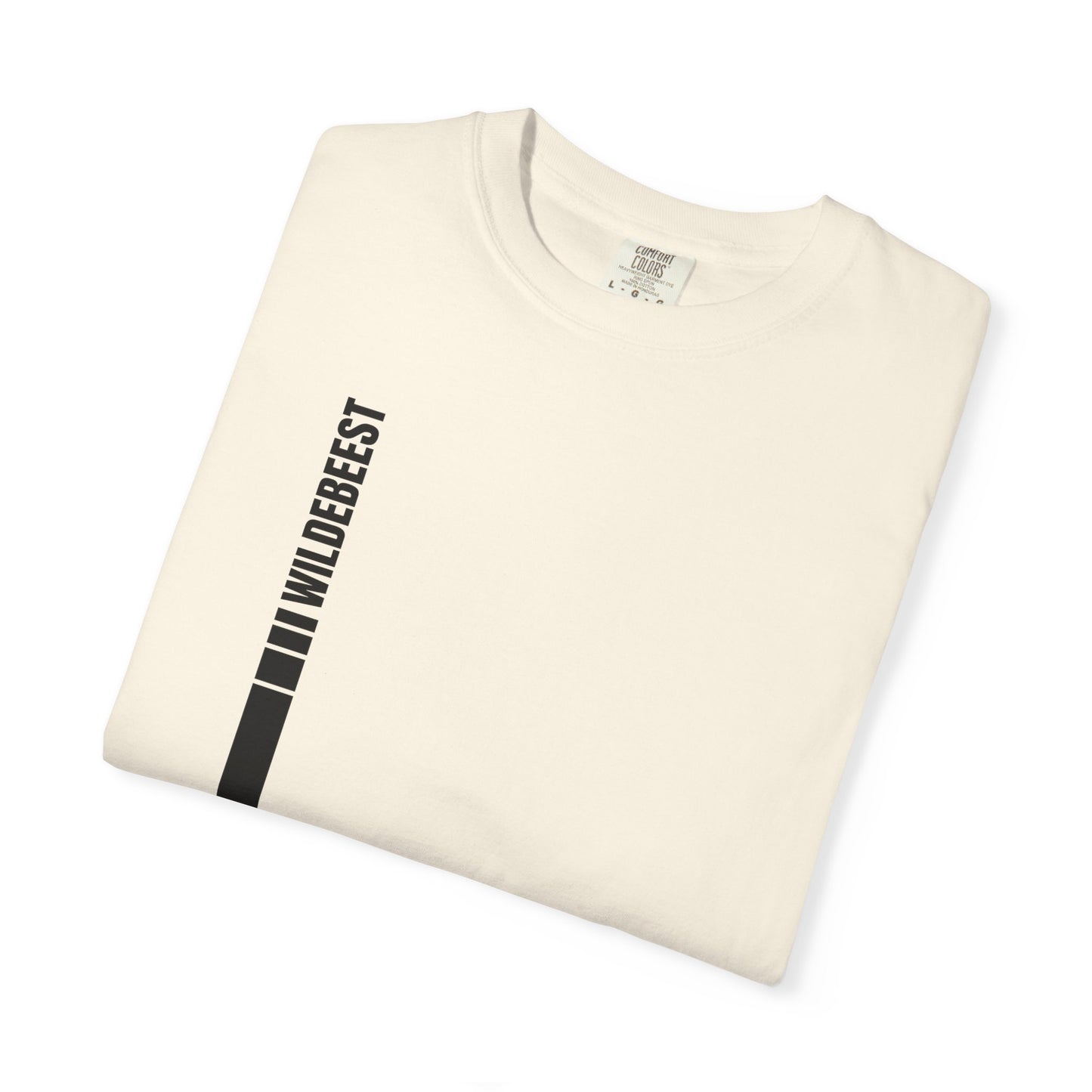 Wildebeest Component Graphic T-Shirt, Unique Casual Wear, Fashionable Gift, Nature Lover Apparel, Perfect for Wildlife Enthusiasts