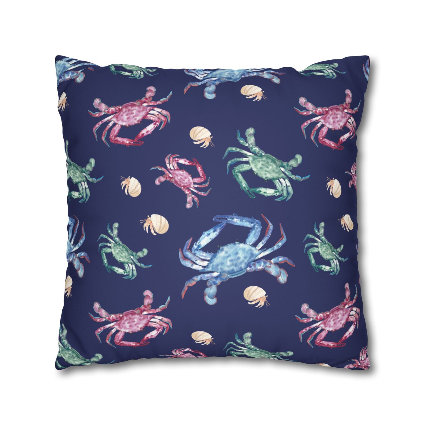 Beach Dweller Lux Faux Suede Throw Pillow Cover – 18" x 18" & 20" x 20"