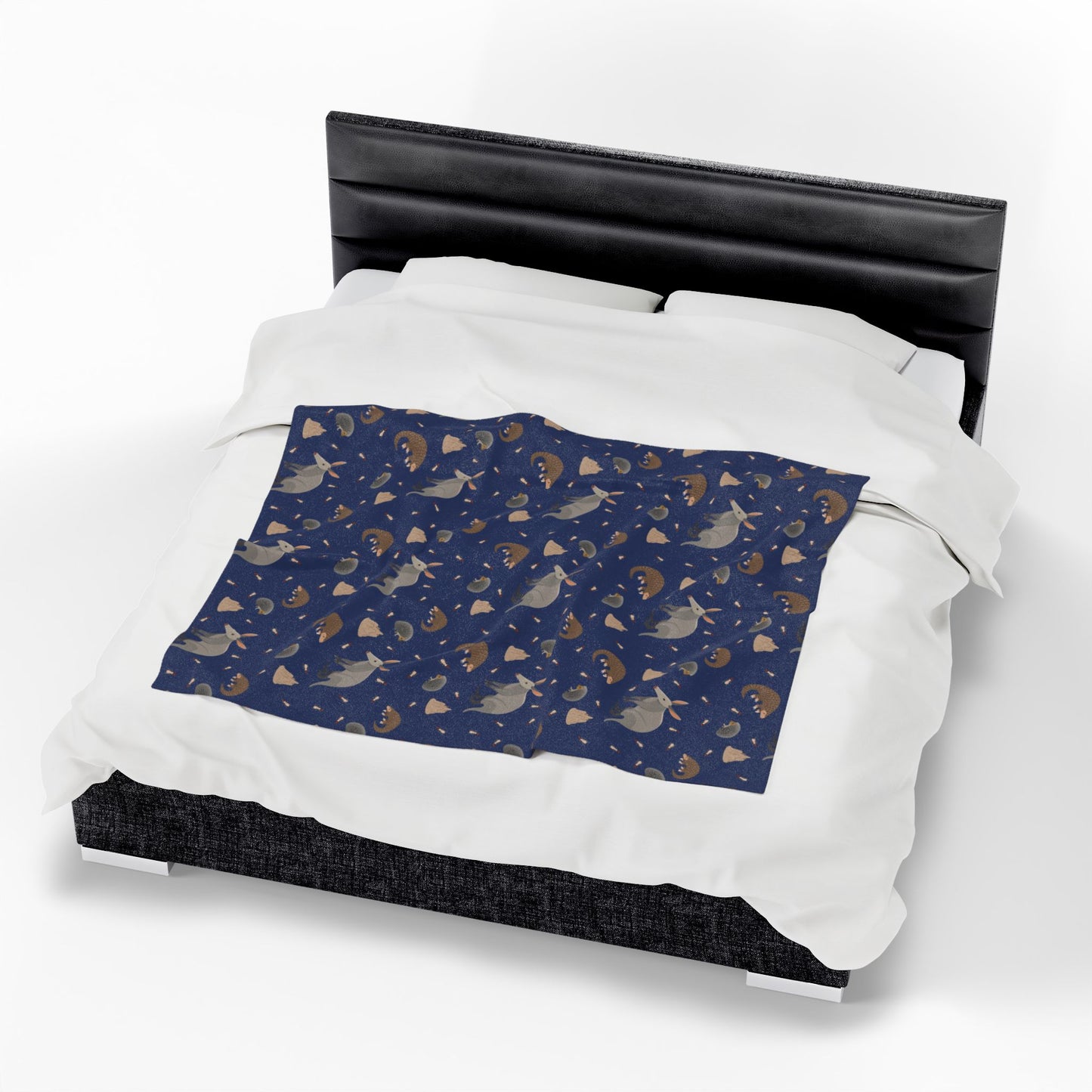 Nocturnal Animal Velveteen Plush Blanket