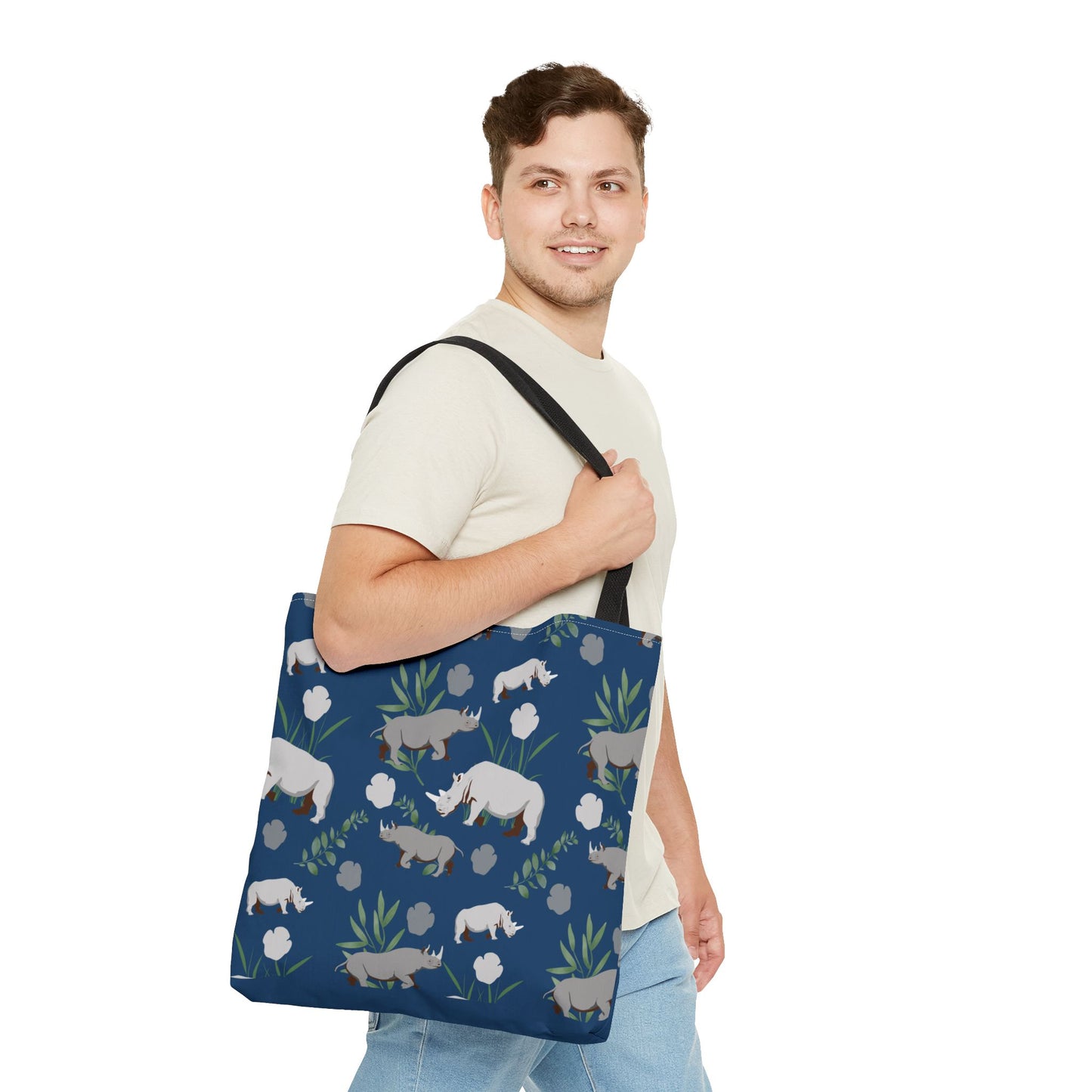Rhino Crash Tote Bag