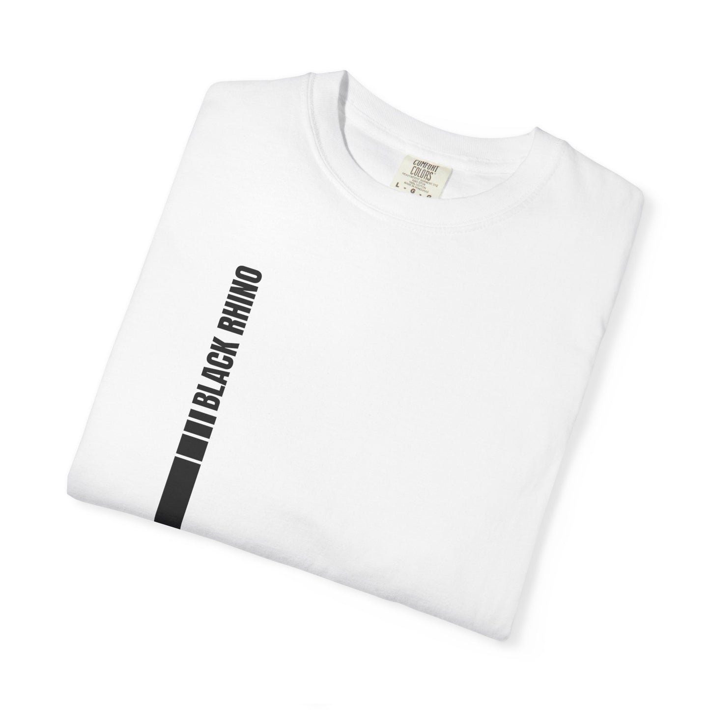 Black Rhino Component Graphic T-Shirt, Unique Casual Wear, Fashionable Gift, Nature Lover Apparel, Perfect for Wildlife Enthusiasts