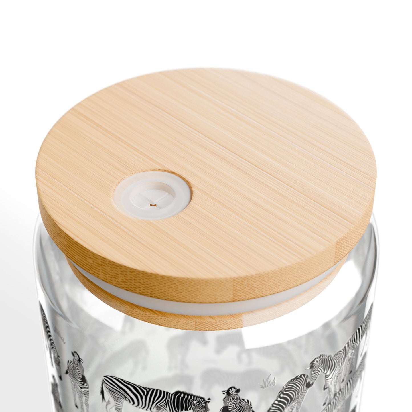 Zebra Herd Sipper Glass