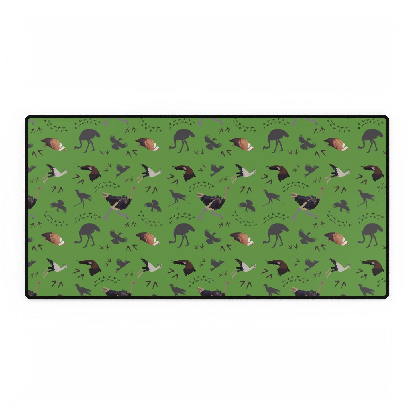 Safari Bird Desk Mats for Home Office, Non-Slip Desktop Mat, Cute Workspace Decor, Personalized Office Gifts, Stylish Desk Accessories