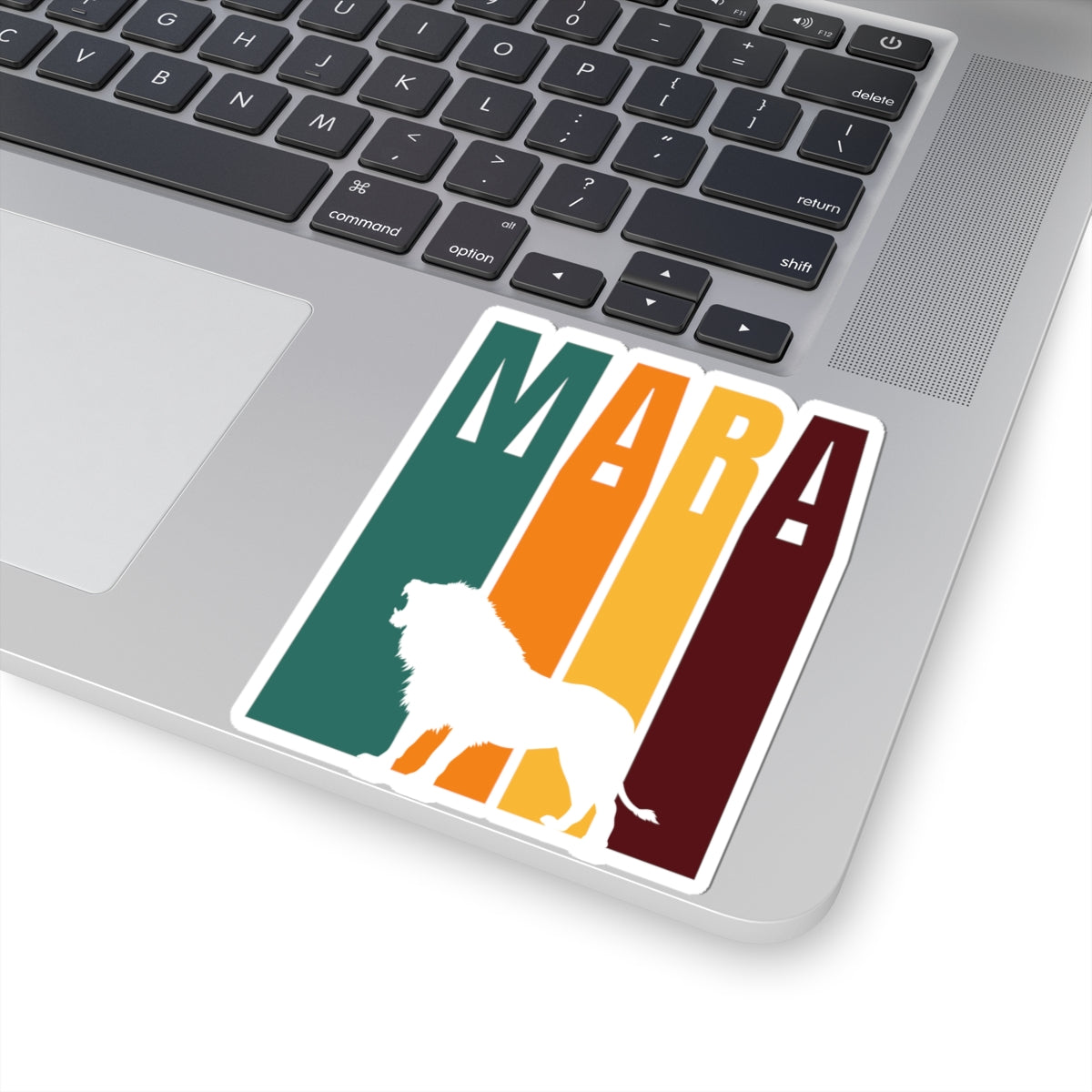 Safari Themed, Lion, Masai Mara, Vibrant Kiss-Cut Stickers for Laptop, Scrapbooking, Gifts, Eco-Friendly Decor, Customizable Designs