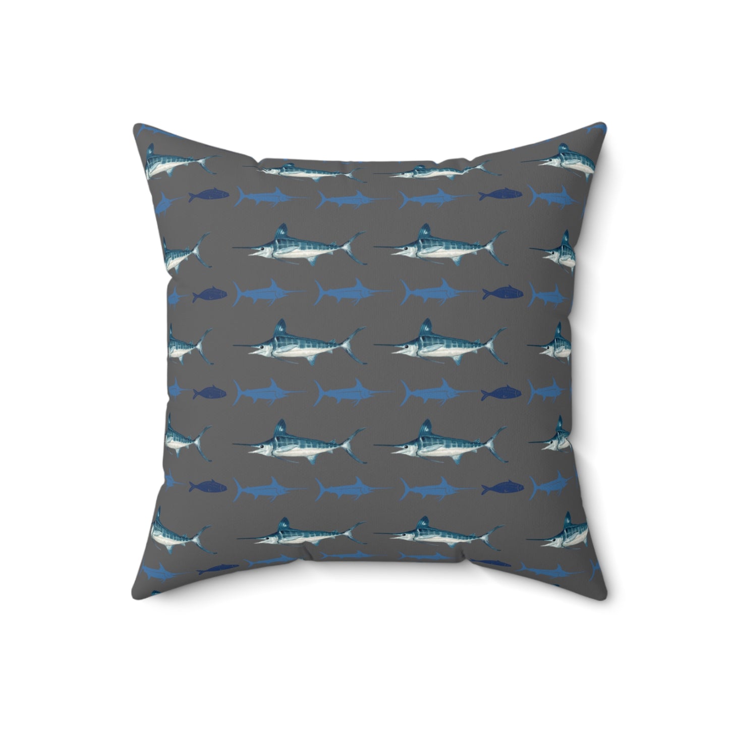 Marlin Lux Faux Suede Throw Pillow with Insert - 18" x 18", 20" x 20"