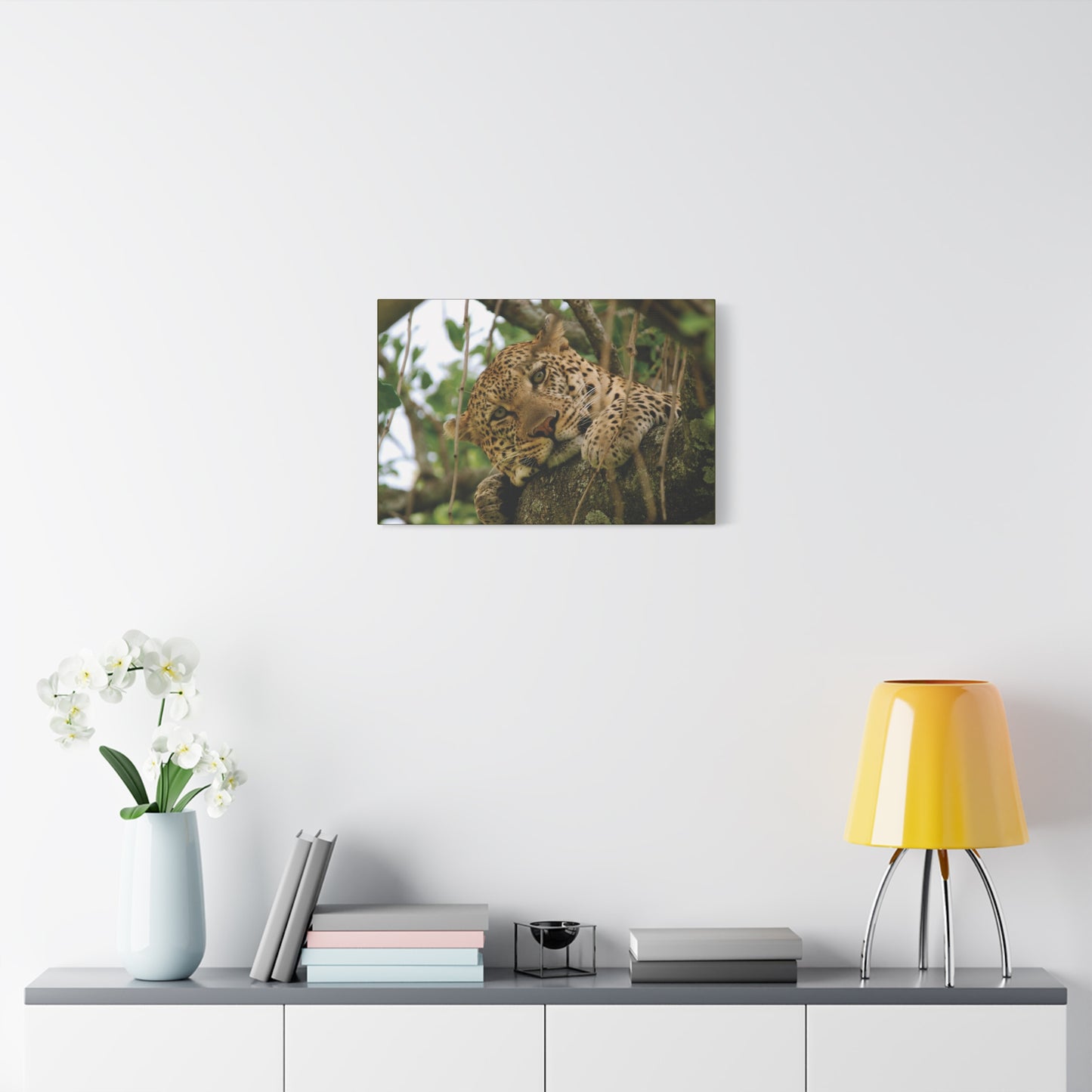 Canvas Art Leopard "Spots in the Canopy"