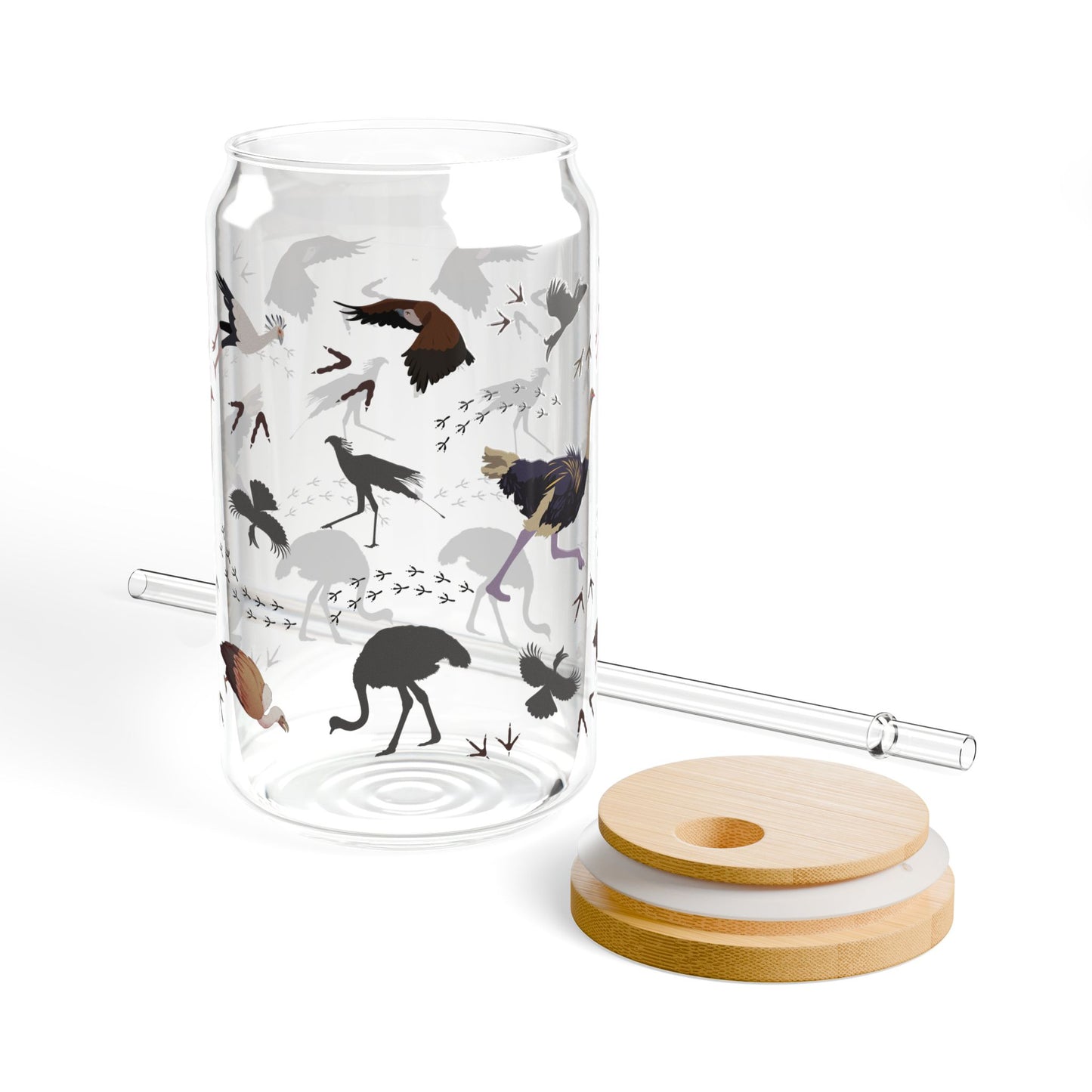 Safari Bird Sipper Glass