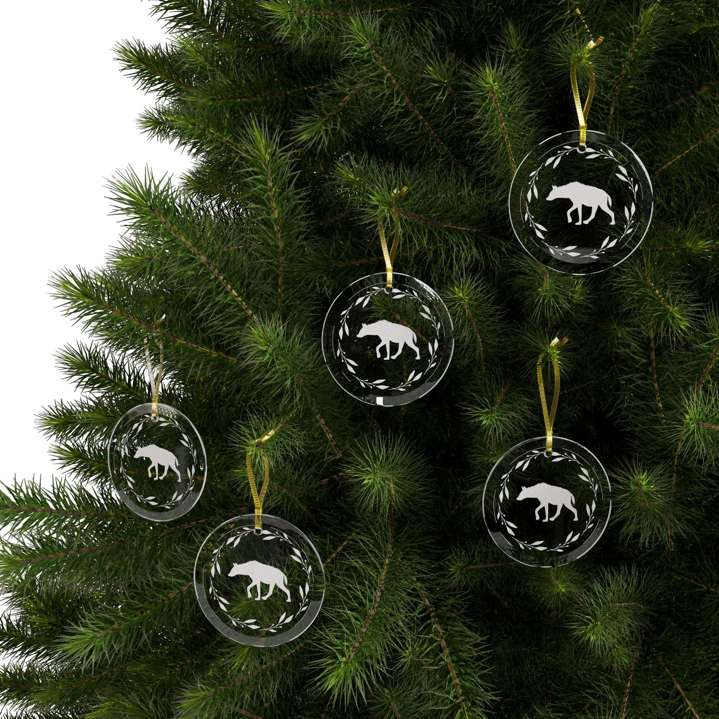 Glass Ornaments - Hyena