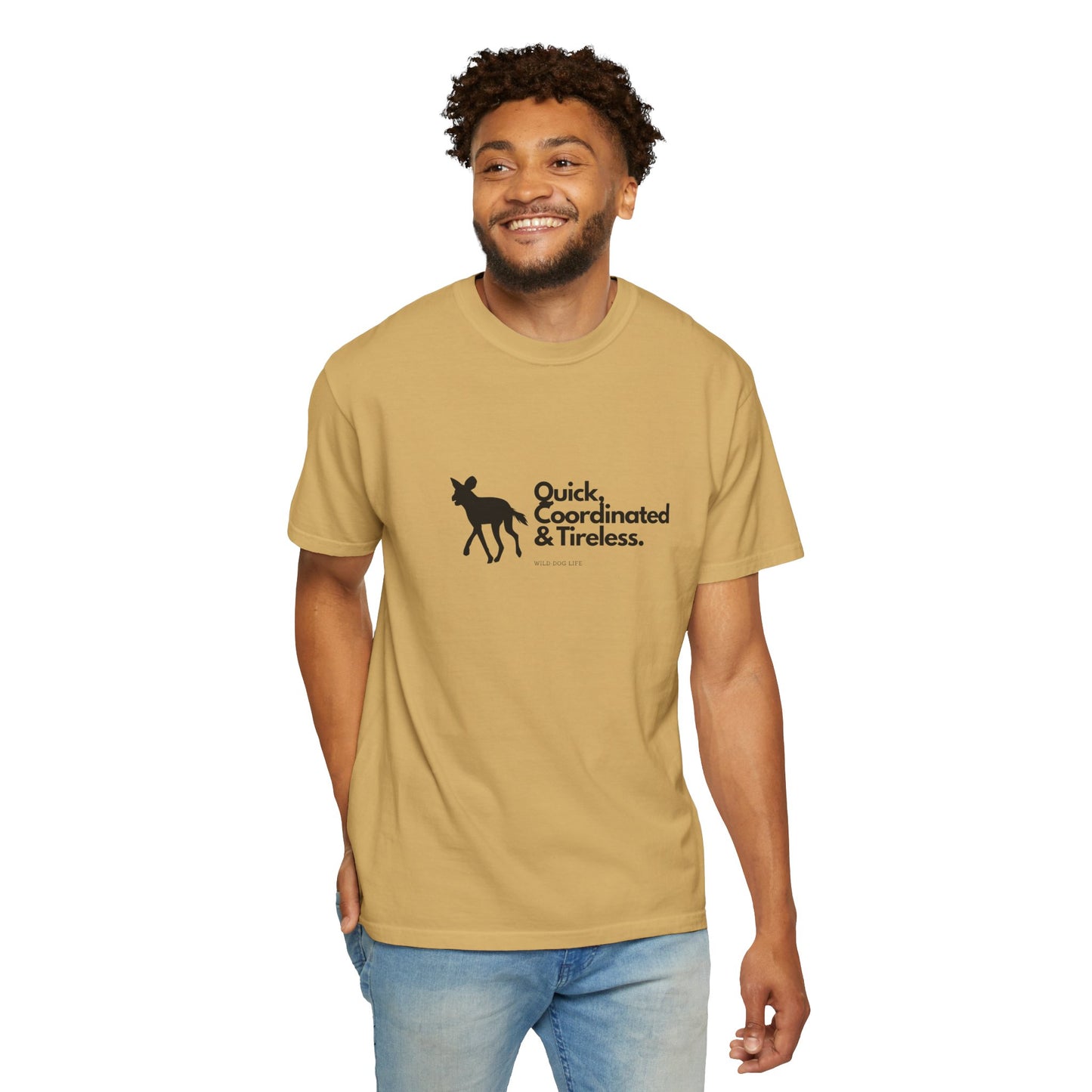 Wild Dog Trait T-Shirt | Unisex Garment-Dyed Tee for Animal Lovers, Casual Wear, Gift Idea, Everyday Comfort, Statement Shirt