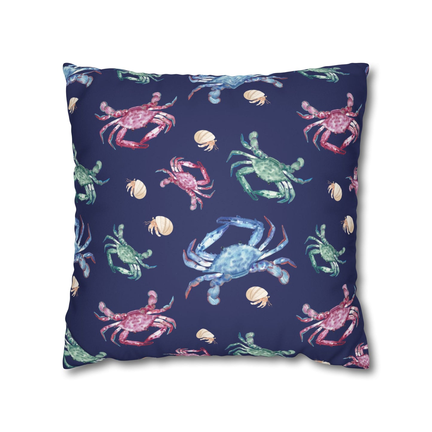 Beach Dweller Lux Faux Suede Throw Pillow Cover – 18" x 18" & 20" x 20"