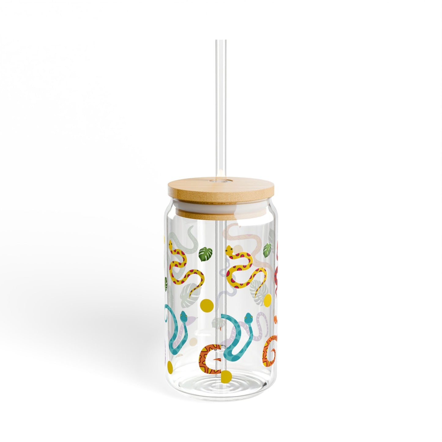 Dancing Snake Sipper Glass