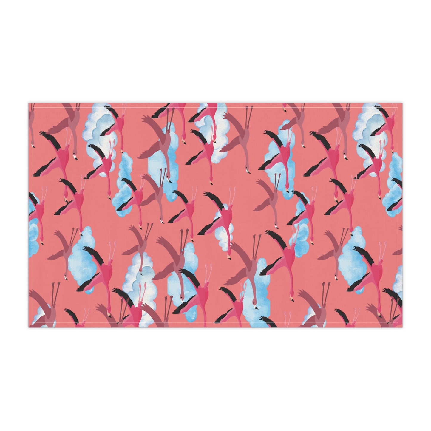 Flying Flamingo Tea Towels