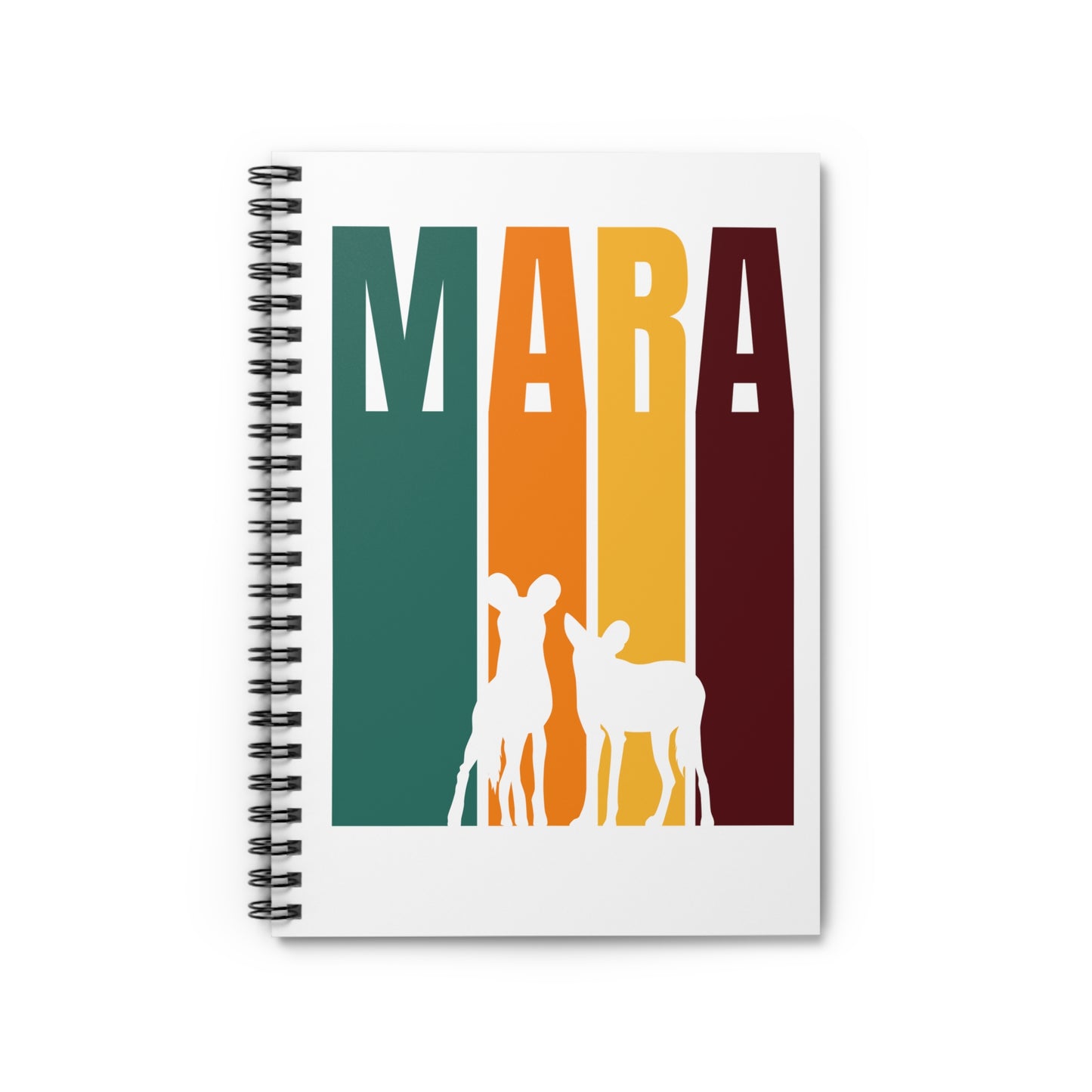 Wild Dogs in the Mara Spiral Notebook - Ruled Line | Eco-Friendly Journal, Masai Mara Safari, Travel Planner, Gift for Animal Lovers, Creative Writing, Nature Enthusiasts