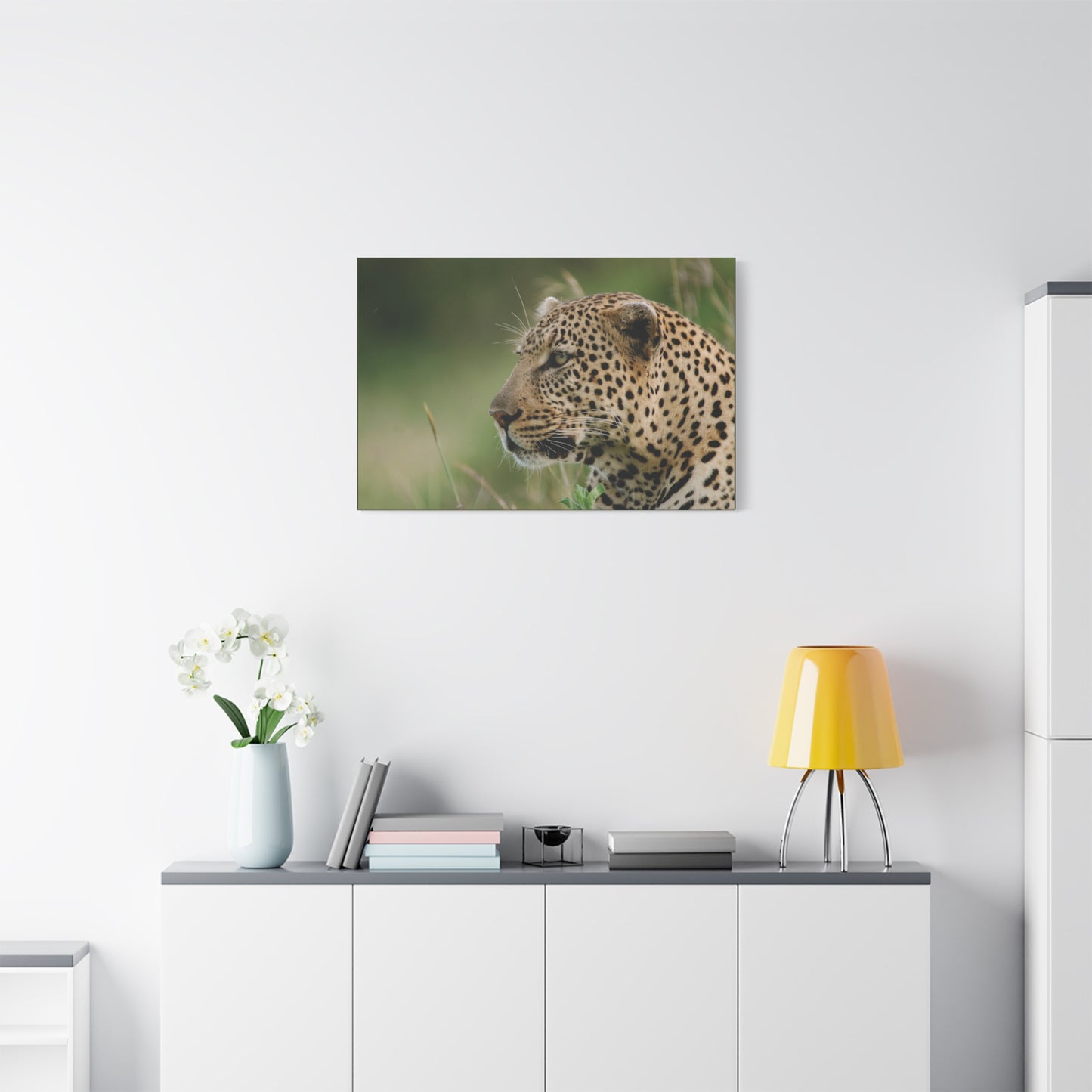 Canvas Art Leopard "Silent Watcher"