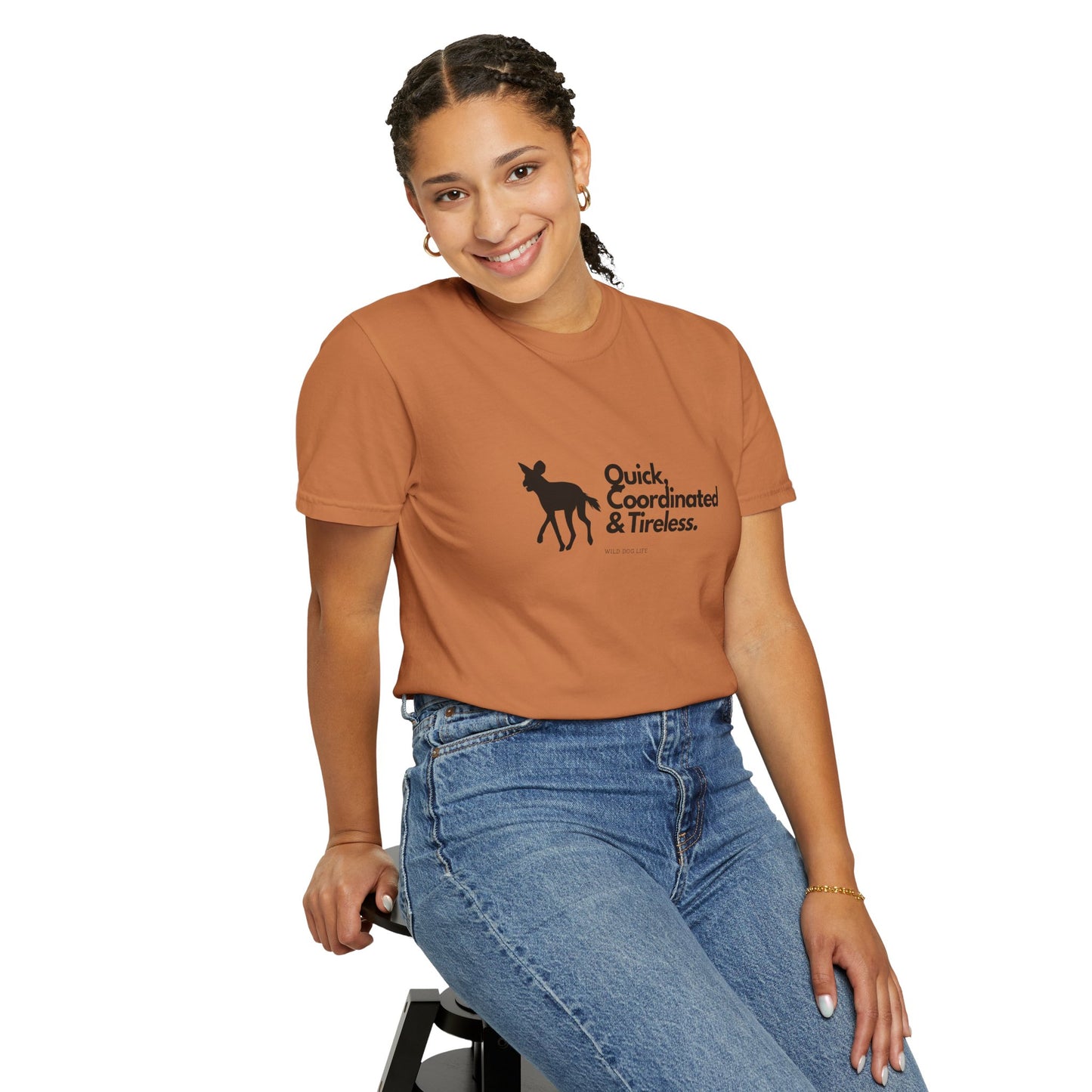 Wild Dog Trait T-Shirt | Unisex Garment-Dyed Tee for Animal Lovers, Casual Wear, Gift Idea, Everyday Comfort, Statement Shirt