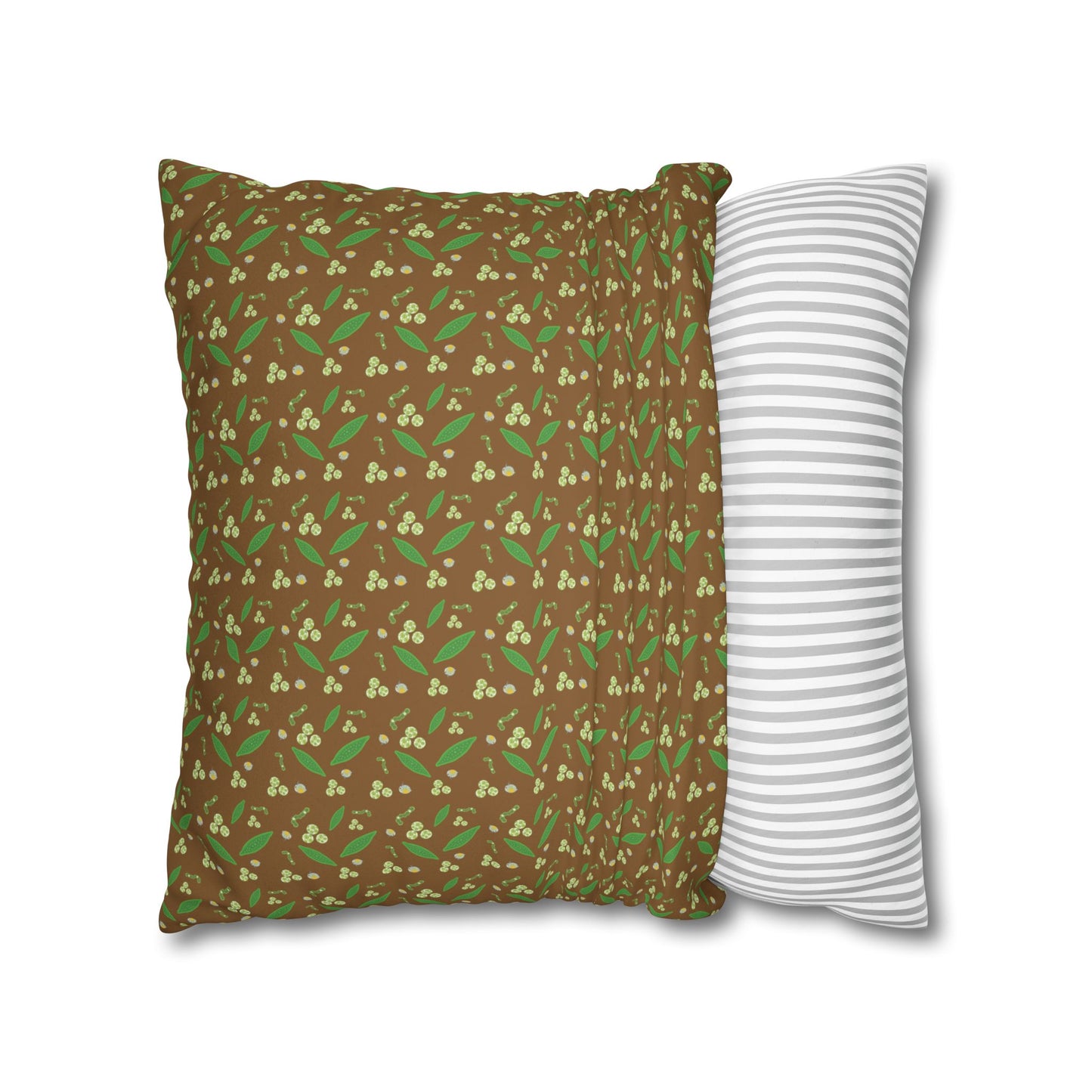 Plankton Lux Faux Suede Throw Pillow Cover – 18" x 18" & 20" x 20"