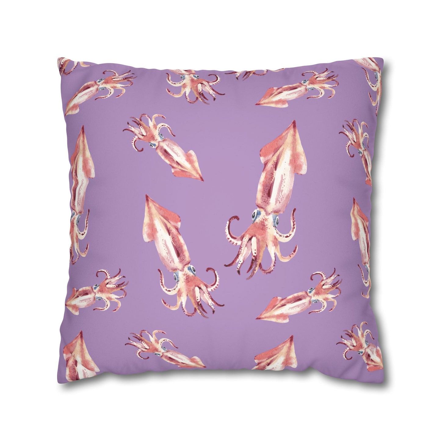 Dancing Squid Lux Faux Suede Throw Pillow Cover – 18" x 18" & 20" x 20"