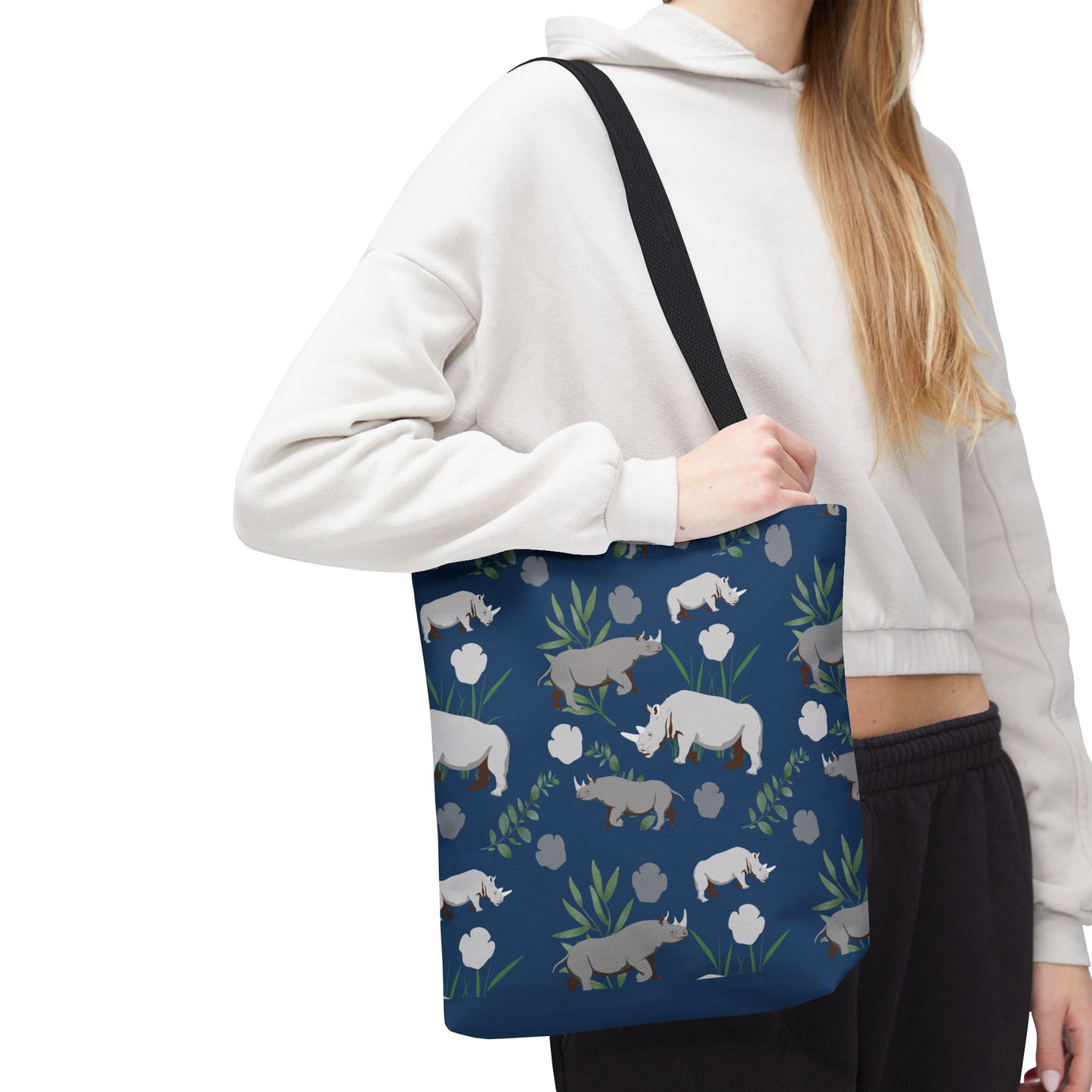 Rhino Crash Tote Bag