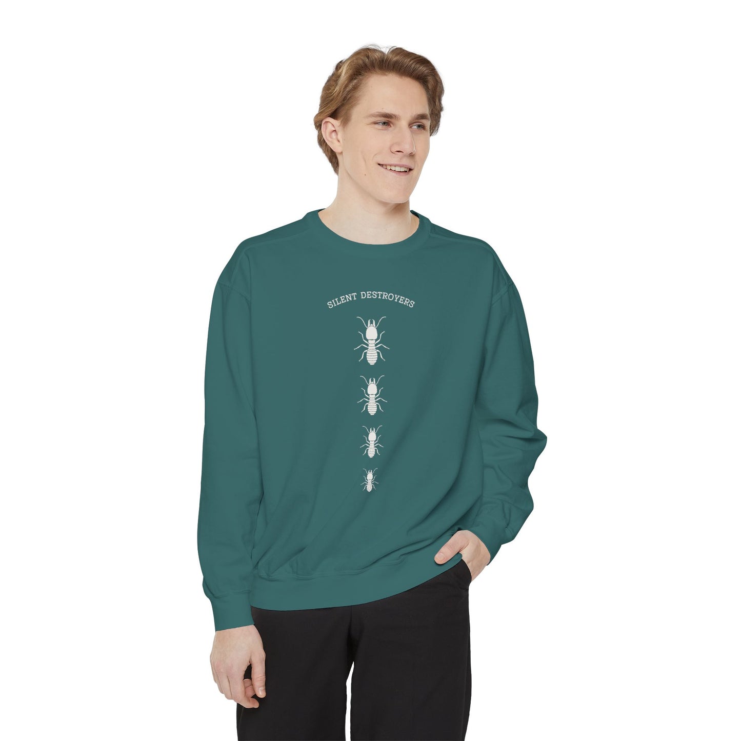 Termite Design Sweatshirt, Cozy Unisex Pullover, Perfect for Nature Lovers, Gifts for Biologists, Casual Layering Piece