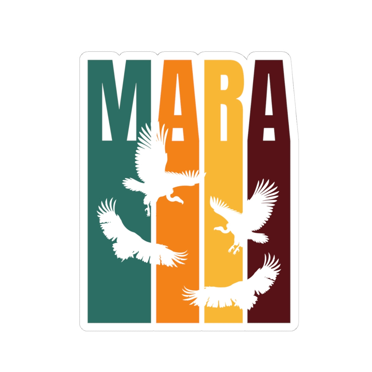 Safari Themed, Vulture, Masai Mara, Vibrant Kiss-Cut Stickers for Laptop, Scrapbooking, Gifts, Eco-Friendly Decor, Customizable Designs