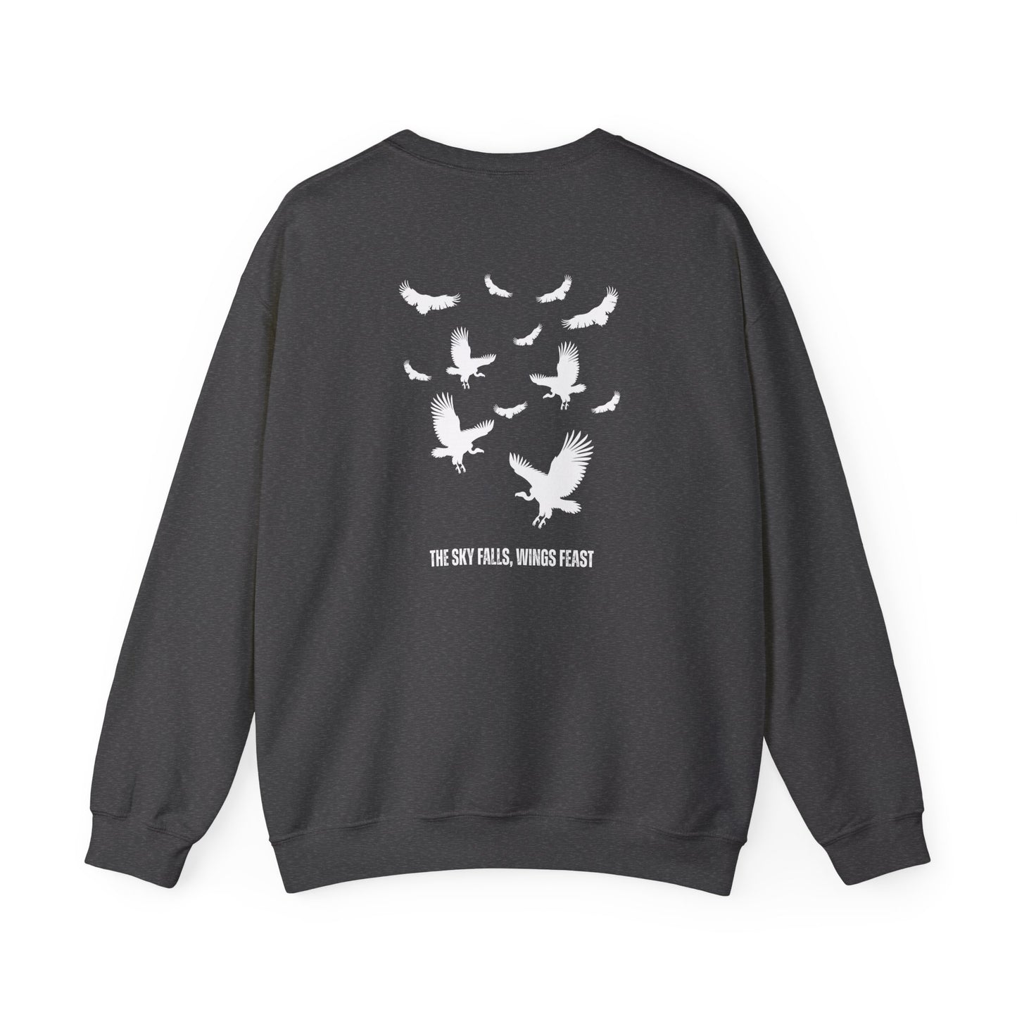 Soaring Vulture Crewneck Sweatshirt | Unisex Sweater for Nature Lovers, Perfect for Gift Giving, Cozy Wear, Outdoor Adventures, Eco-Friendly