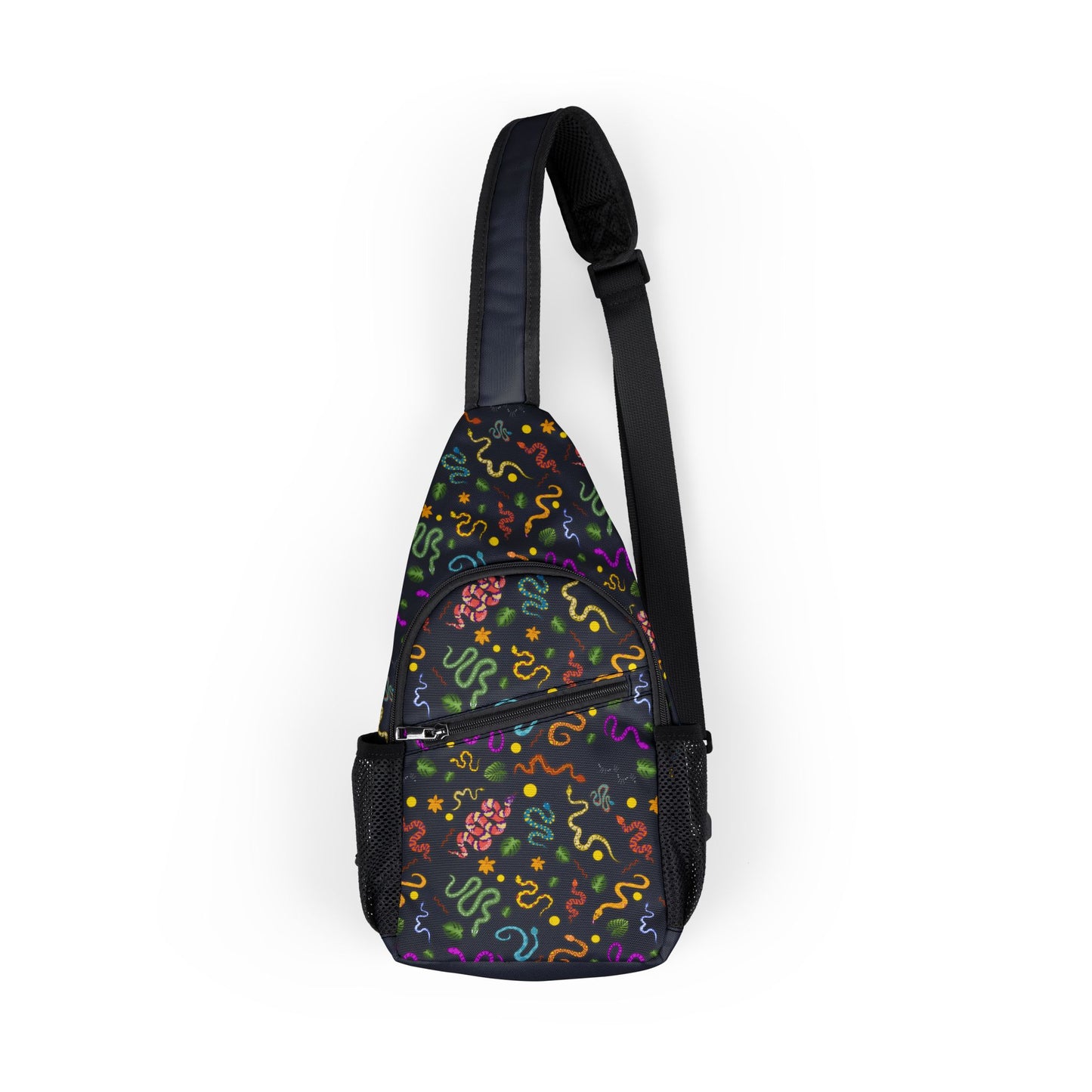 Dancing Snake Chest Bag for Adventurers - Stylish Sling Backpack, Everyday Use, Travel Accessory, Unique Gift Idea, Made for Active Lifestyle