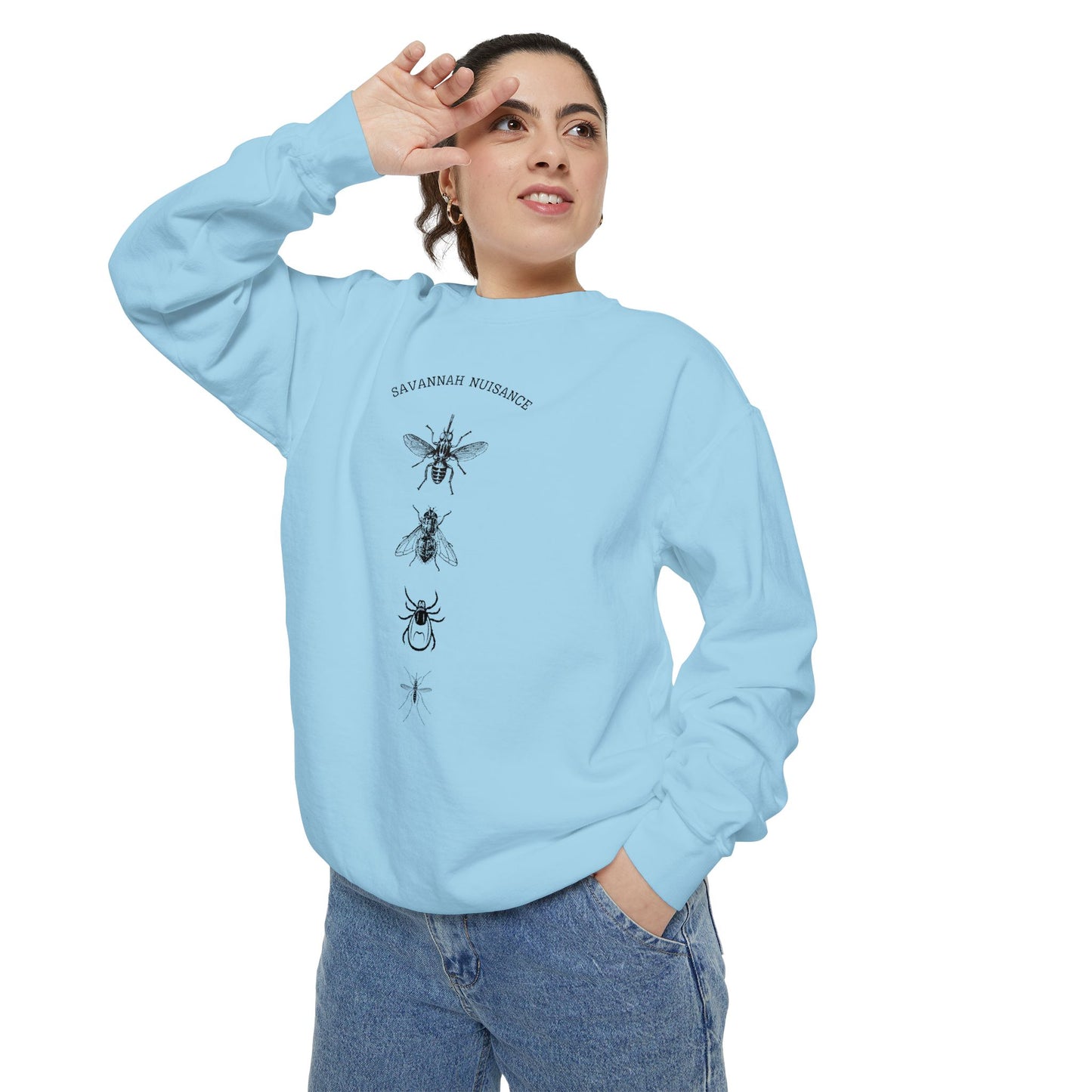 Savannah Nuisance Design Sweatshirt, Cozy Unisex Pullover, Perfect for Nature Lovers, Gifts for Biologists, Casual Layering Piece