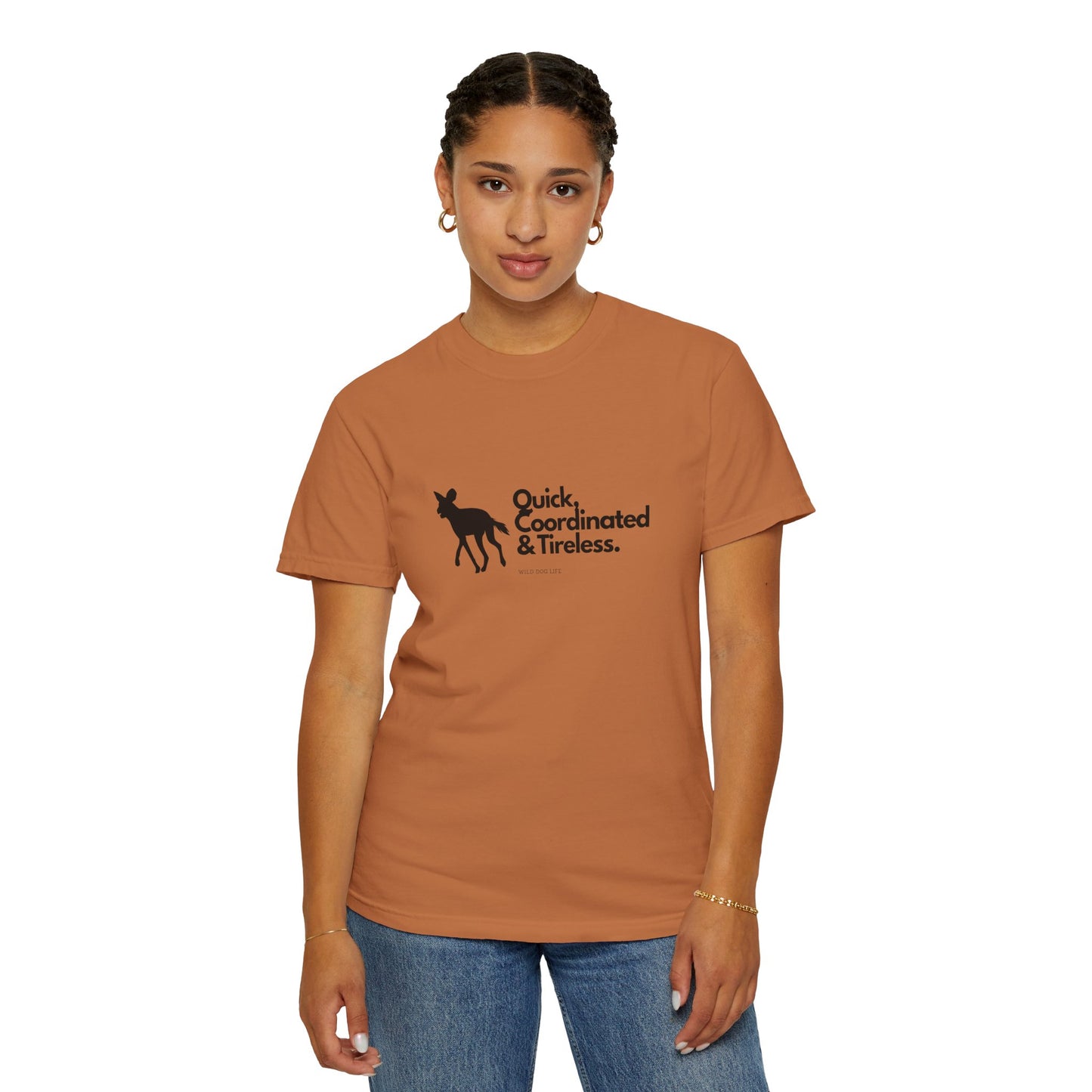 Wild Dog Trait T-Shirt | Unisex Garment-Dyed Tee for Animal Lovers, Casual Wear, Gift Idea, Everyday Comfort, Statement Shirt