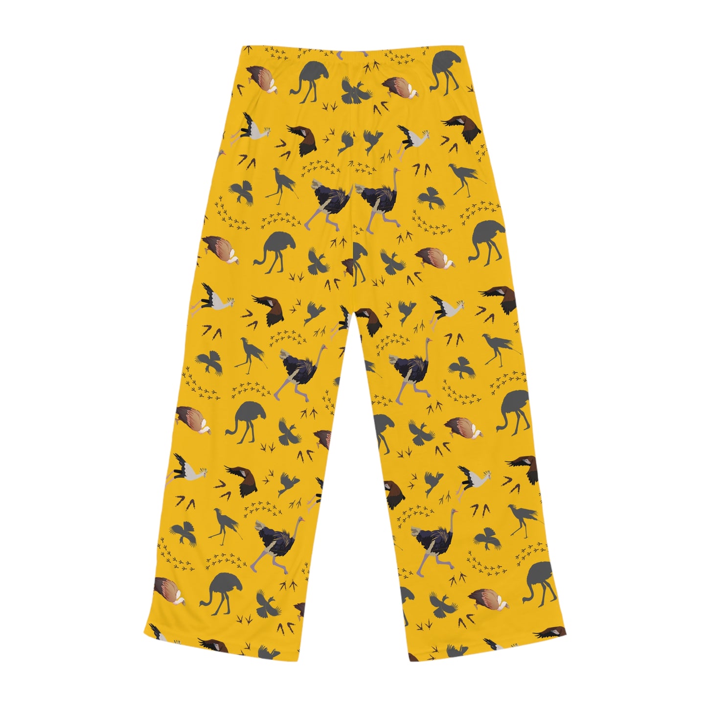Whimsical Safari Bird Women's Pajama Pants, Cozy Loungewear, Fun Sleepwear, Shark Print PJs, Unique Gift for Her, Relaxation Essentials