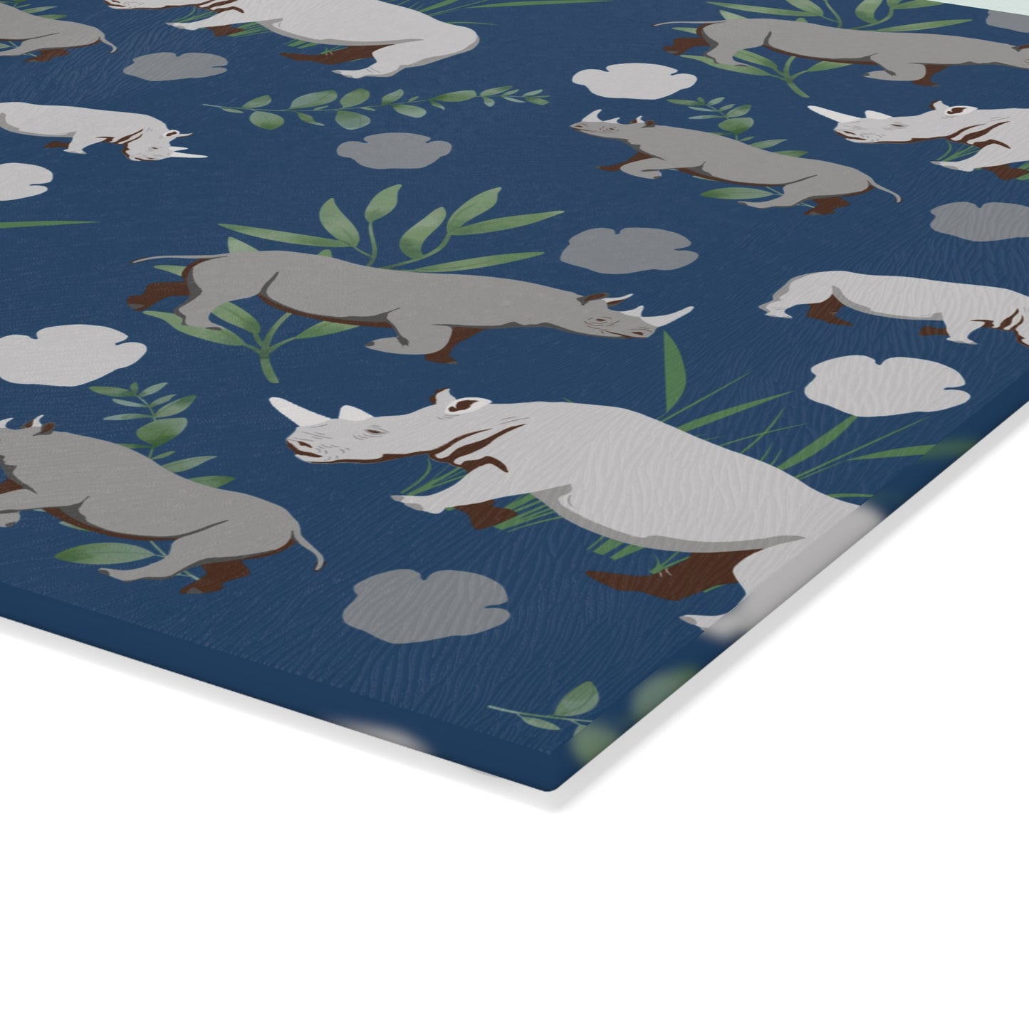 Rhino Crash Glass Cutting Board