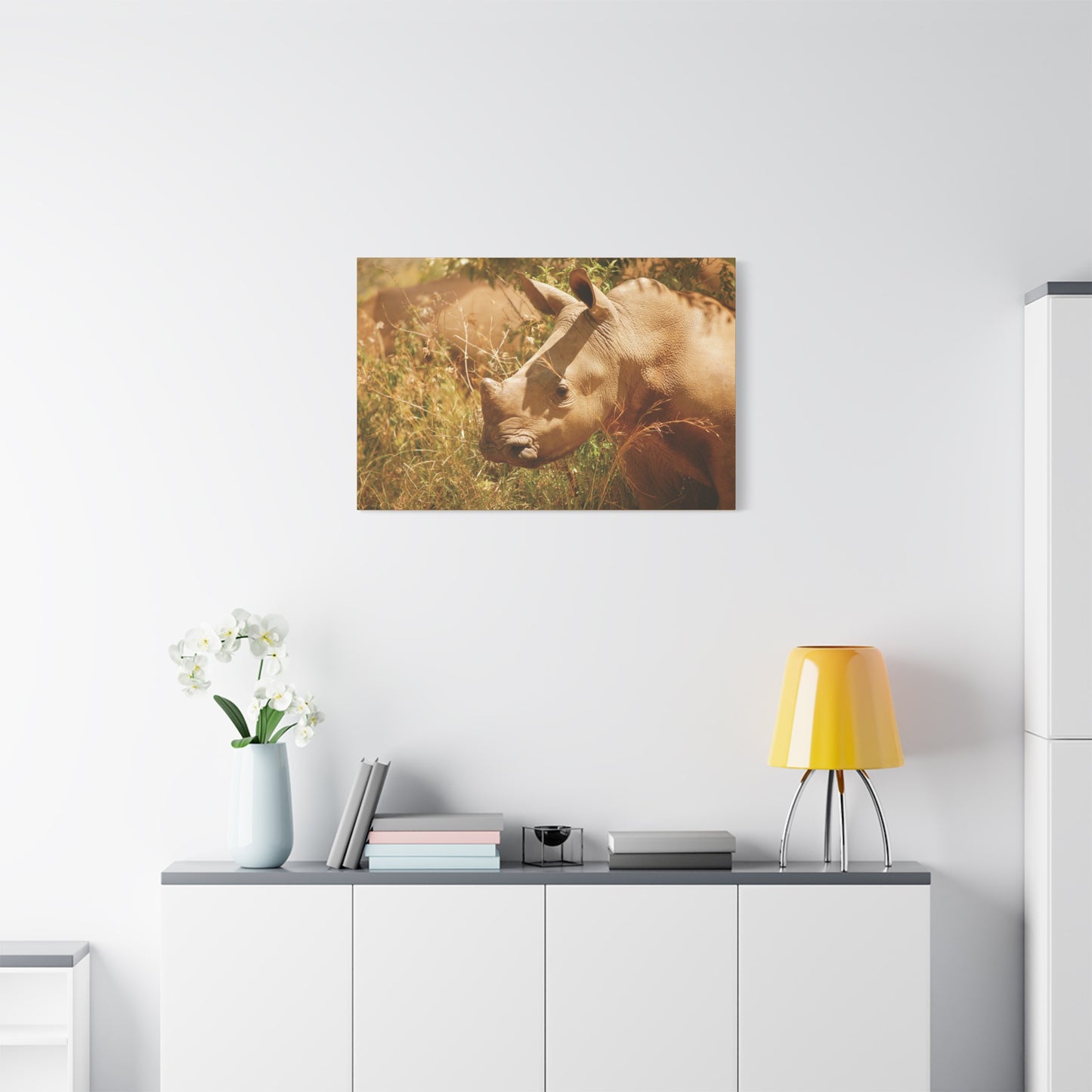 Canvas Art Rhino Baby "Little Giant"