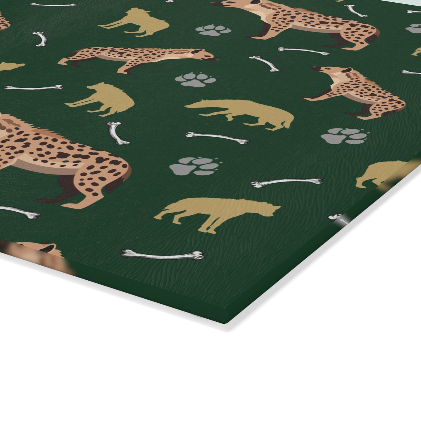 Hyena Clan Glass Cutting Board