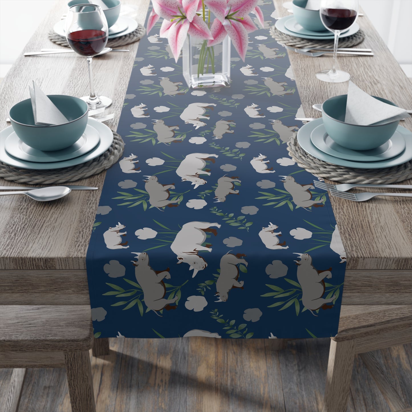 Table Runner - Rhino Crash