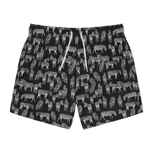 Zebra Herd Swim Trunks