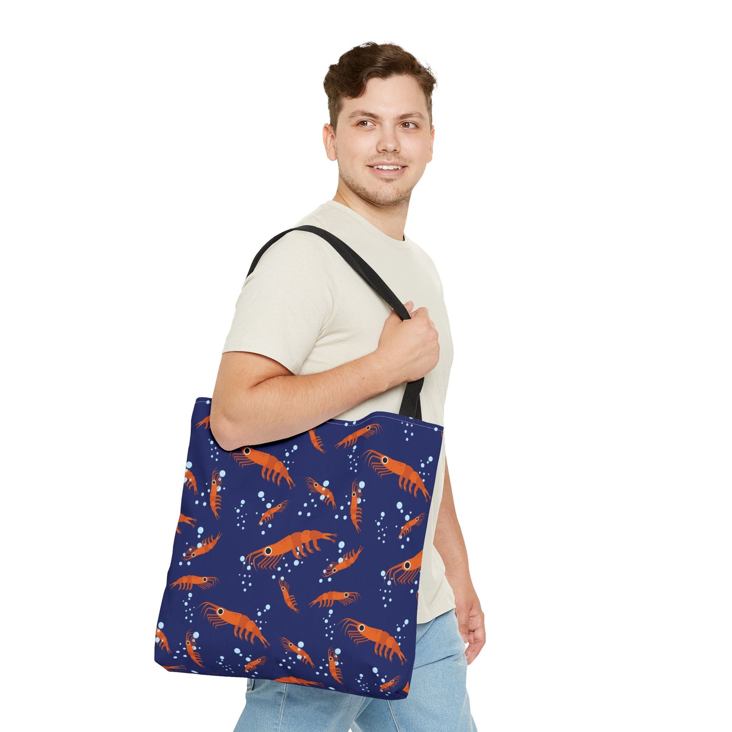 Dancing Shrimp Tote Bag