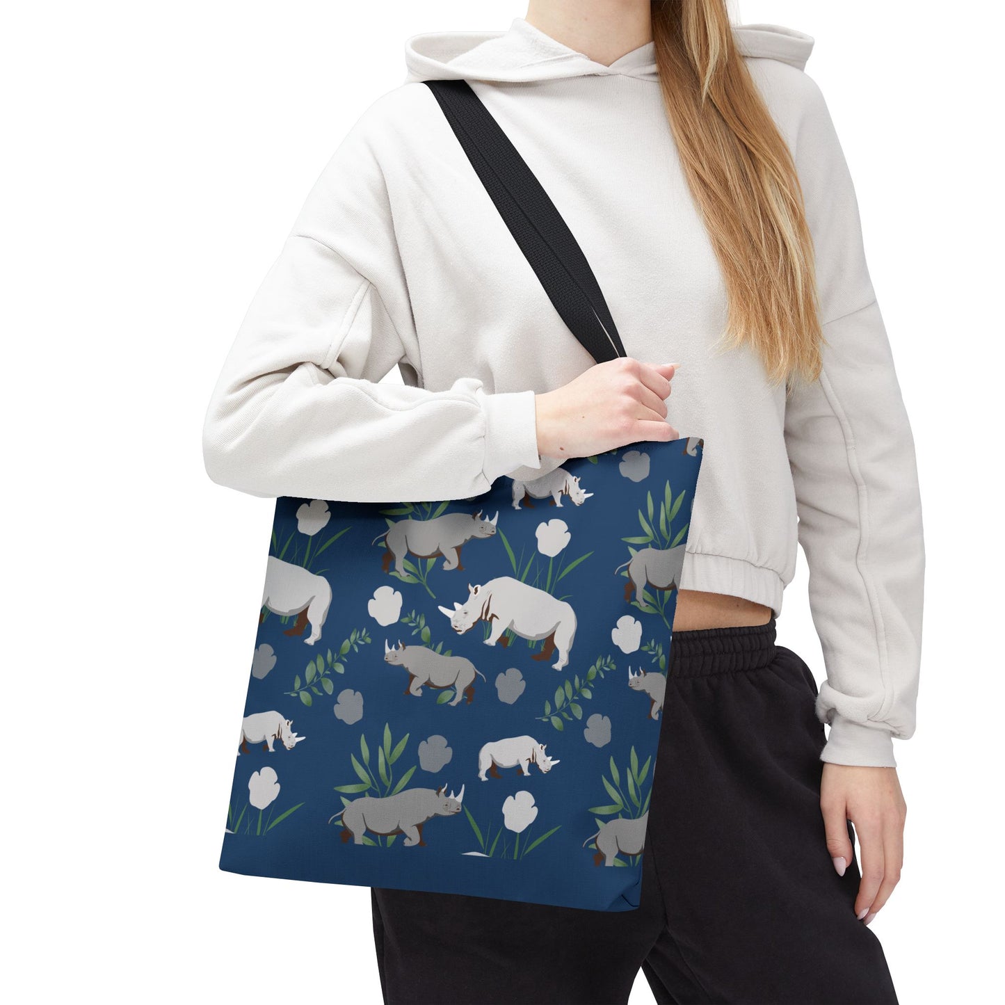 Rhino Crash Tote Bag
