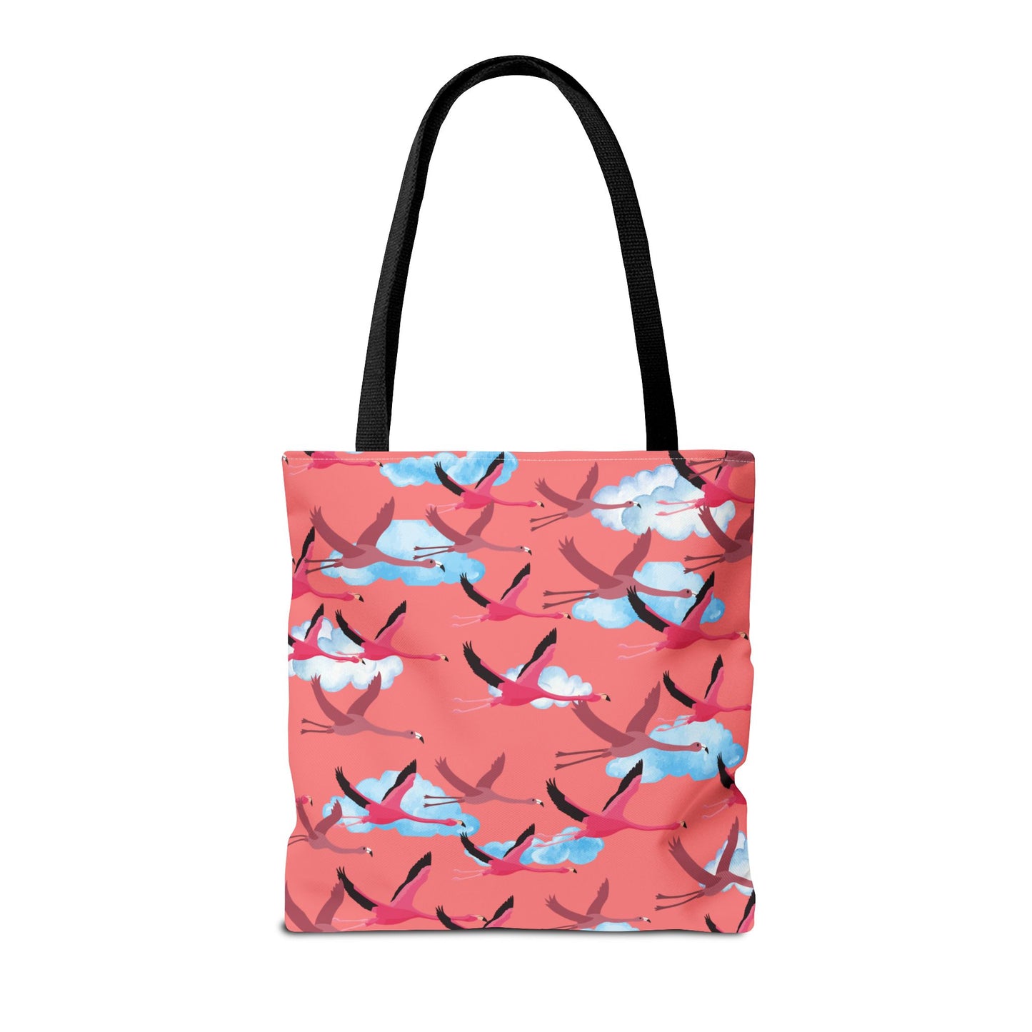 Flying Flamingo Tote Bag