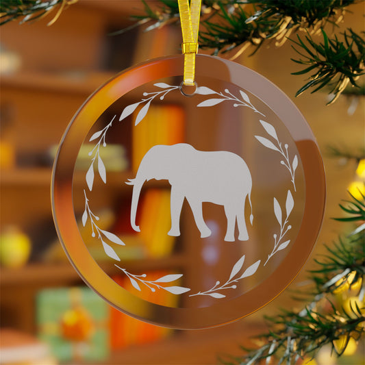 Glass Ornaments - Elephant