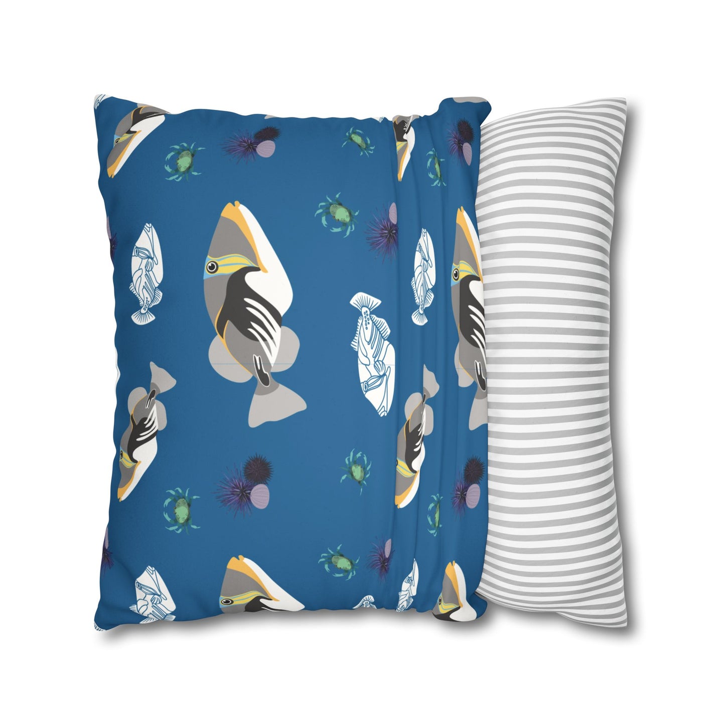 Triggerfish Lux Faux Suede Throw Pillow Cover – 18" x 18" & 20" x 20"