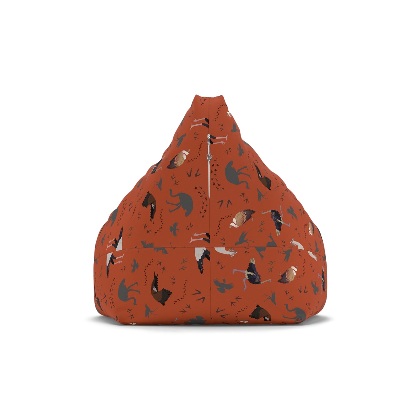 Bean Bag Chair Cover - Safari Bird Pattern (Tsavo Dust)