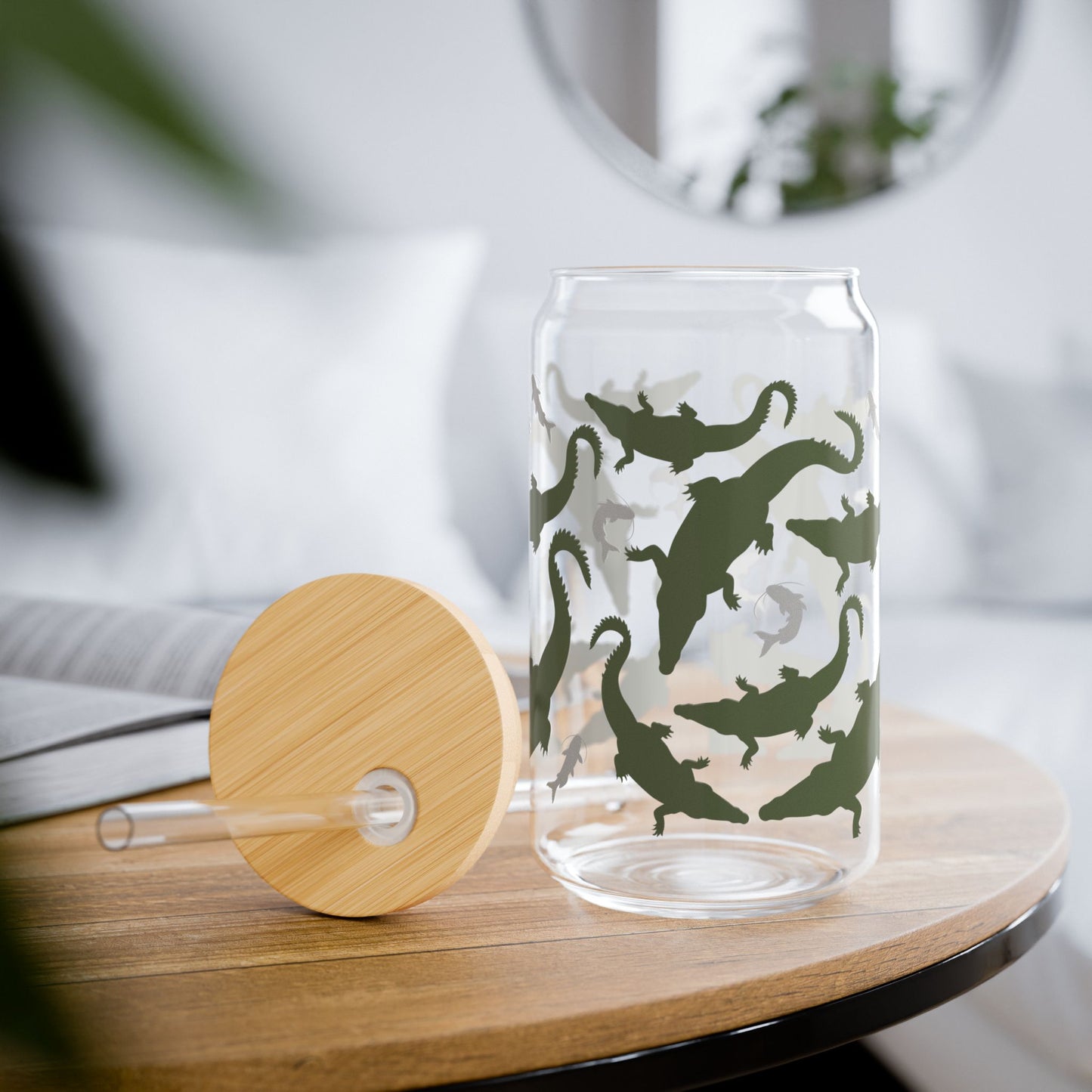 Crocodile Float Sipper Glass