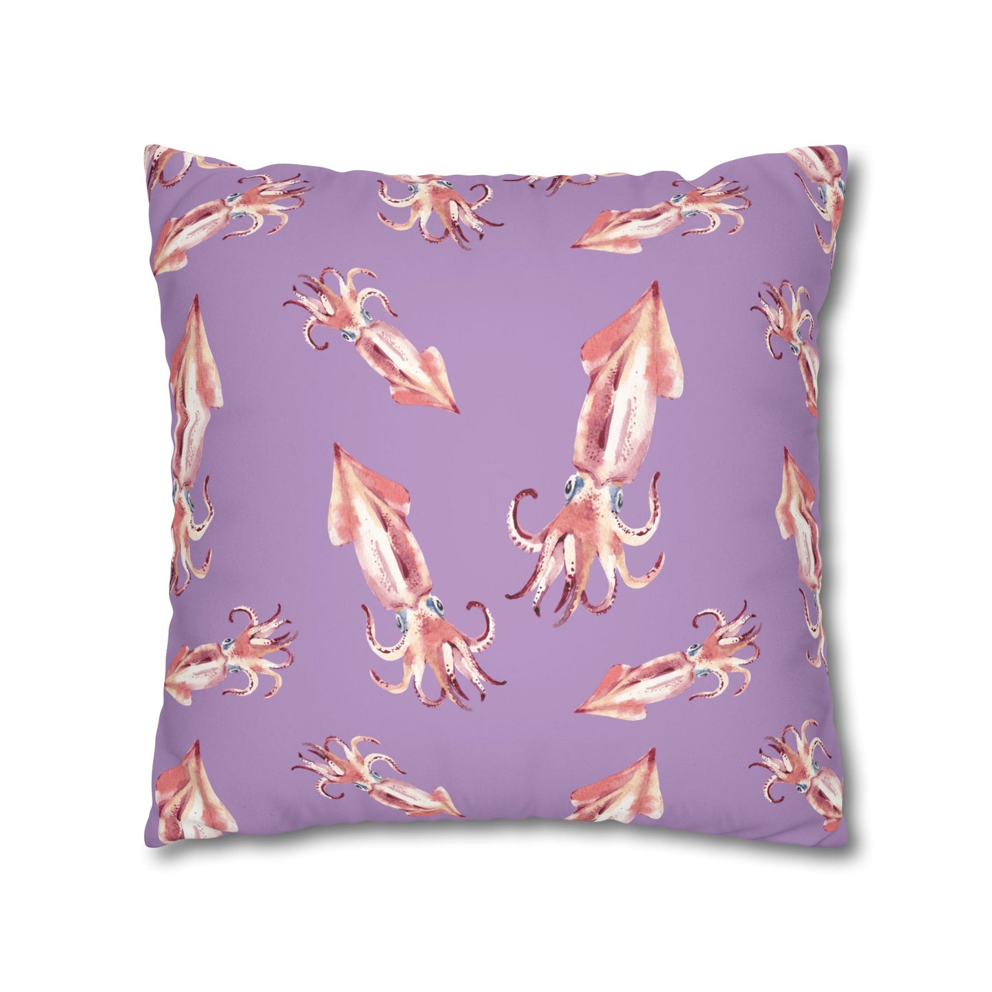 Dancing Squid Lux Faux Suede Throw Pillow Cover – 18" x 18" & 20" x 20"