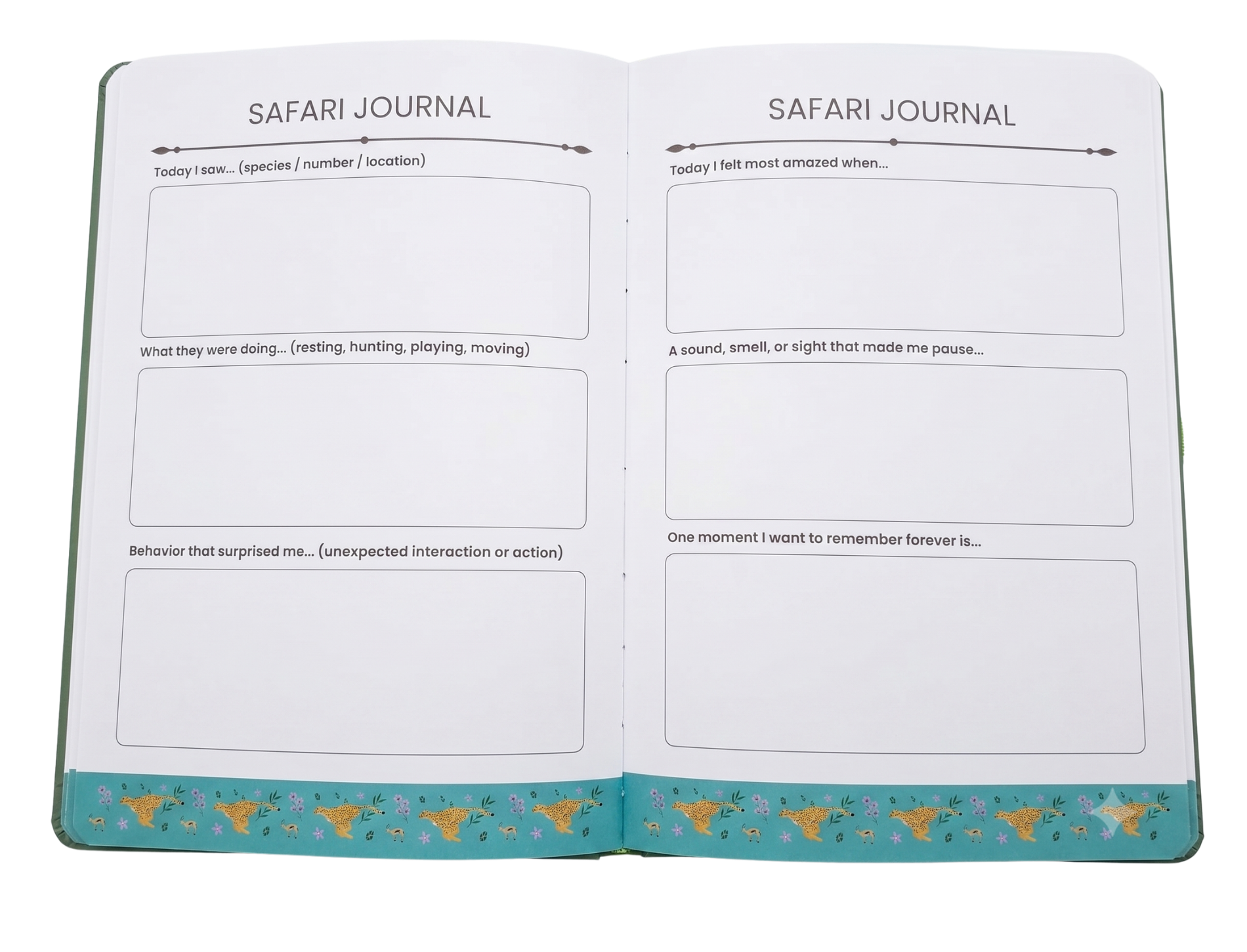 My Safari Journal — A5 Hardcover, 10-Day Safari Edition